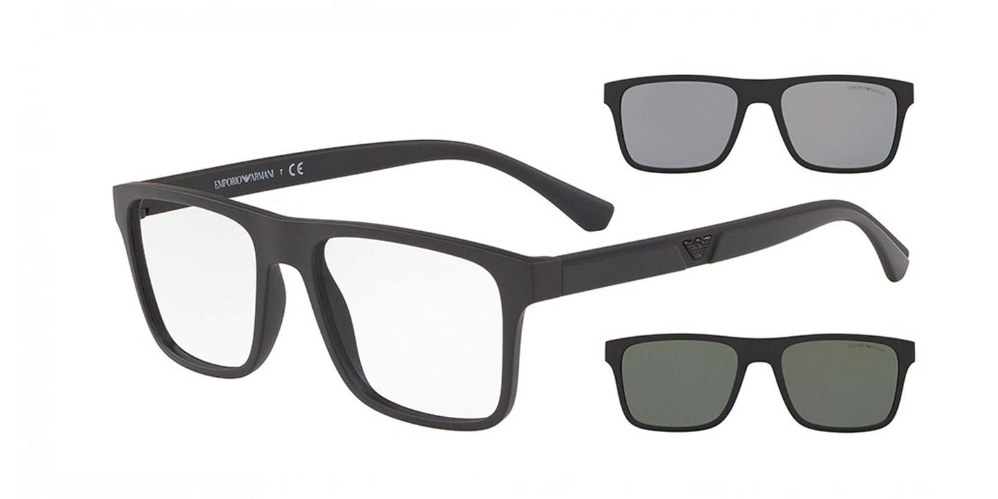 Occhiali Emporio Armani EA4115 58011W con clip solare