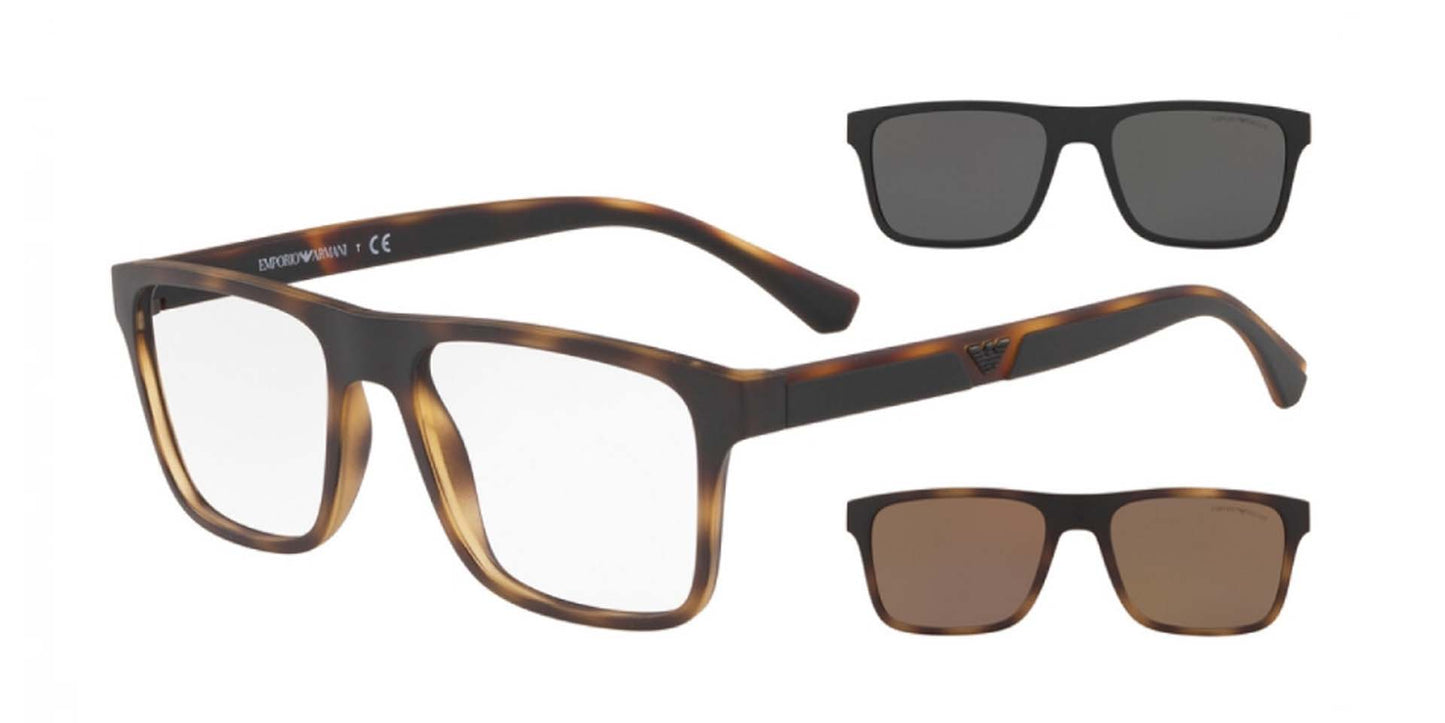 Óculos Emporio Armani EA4115 58021W com clip solar