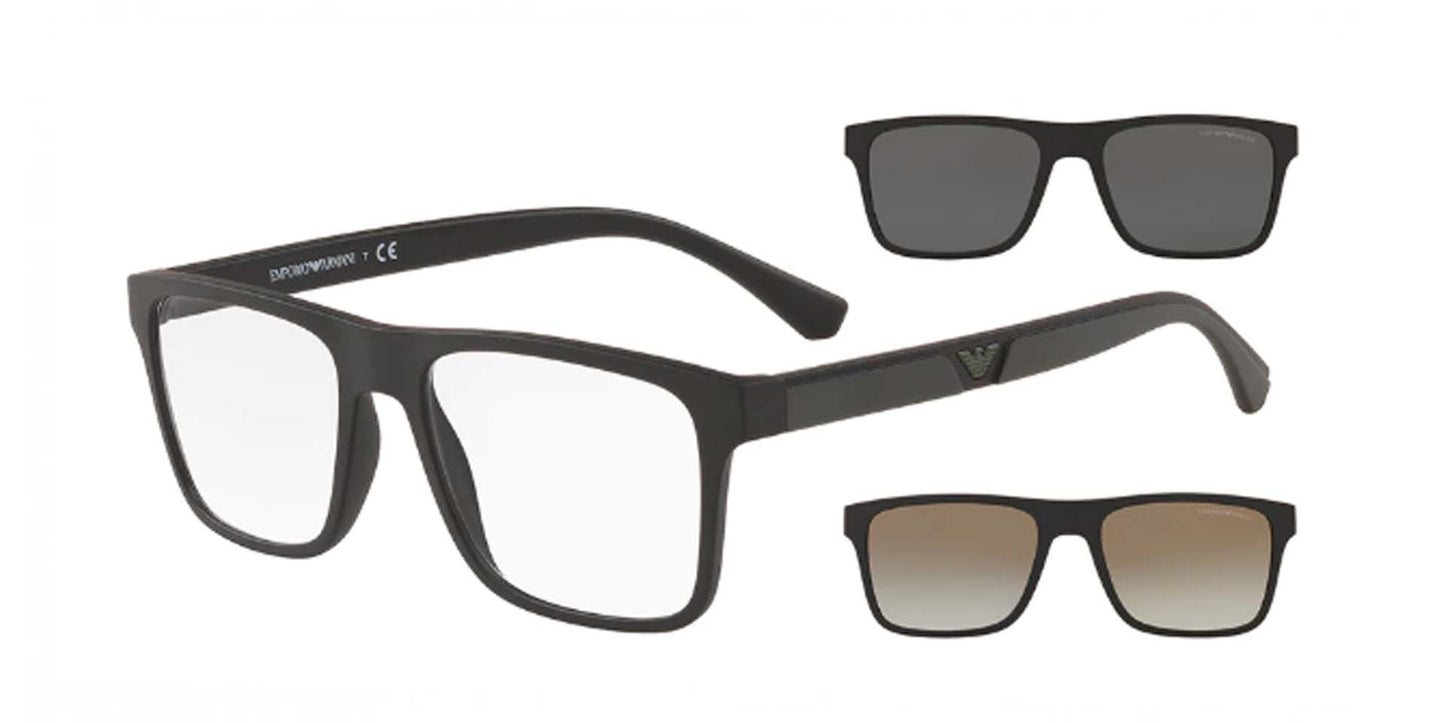 Occhiali Emporio Armani EA4115 58531W con clip solare