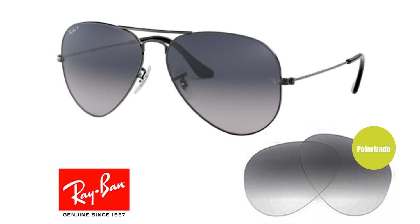 Cristales Ray Ban 3025 Aviador Originales