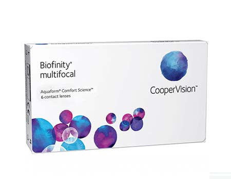 Lentillas Mensuales Biofinity multifocales 6