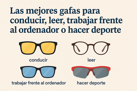 Las Mejores Gafas para Conducir, Leer, Trabajar frente al Ordenador o Hacer Deporte