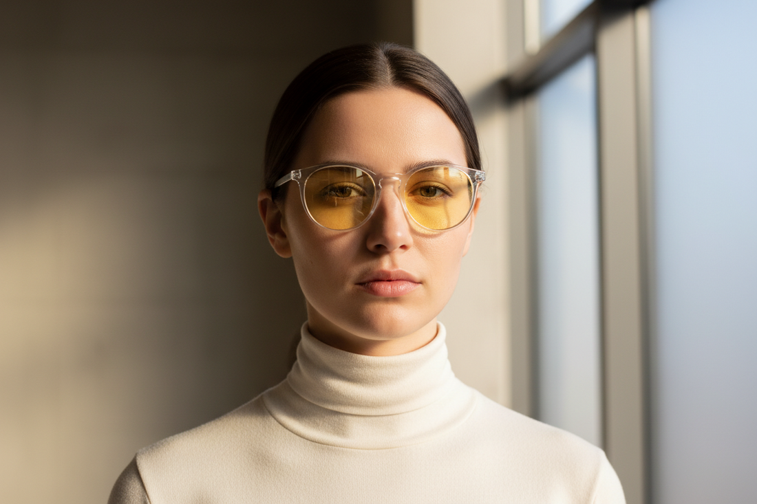 Lentes amarillas para gafas: una revolución estética y para la salud