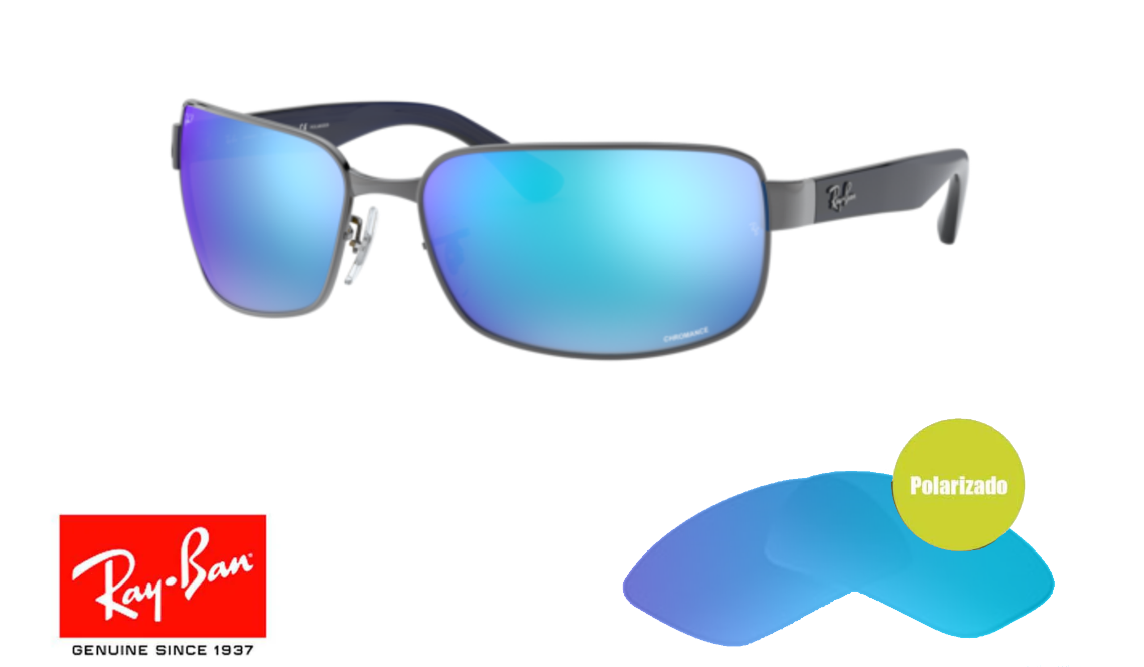 Cristales Ray Ban 3566CH originales