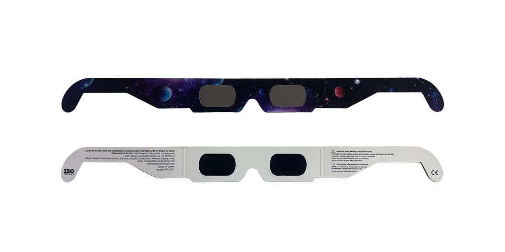 Pack 2 gafas eclipse solar homologadas iso 12312-2 CE