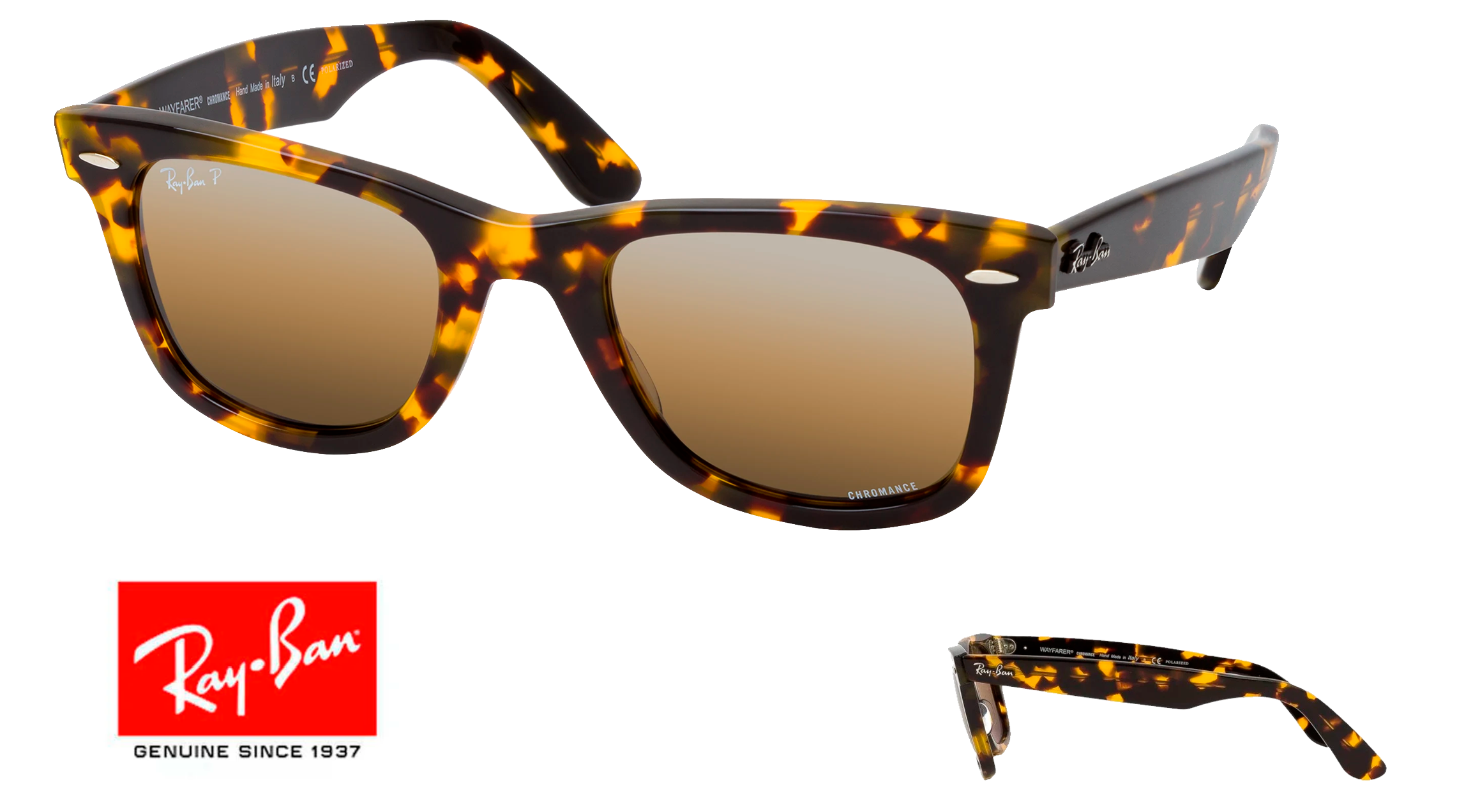 Reservestænger til Ray Ban Wayfarer 2140 Originale