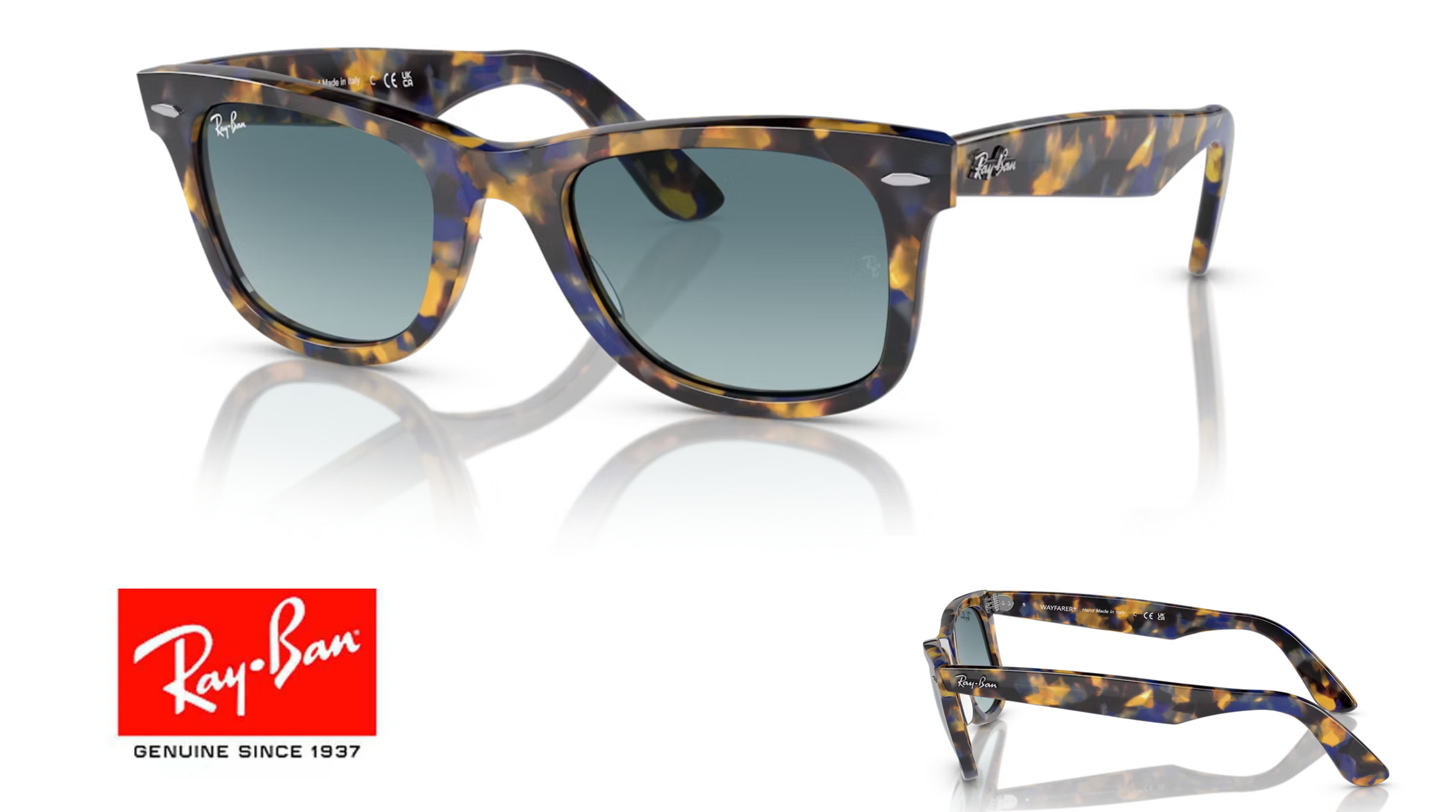 Reservestænger til Ray Ban Wayfarer 2140 Originale