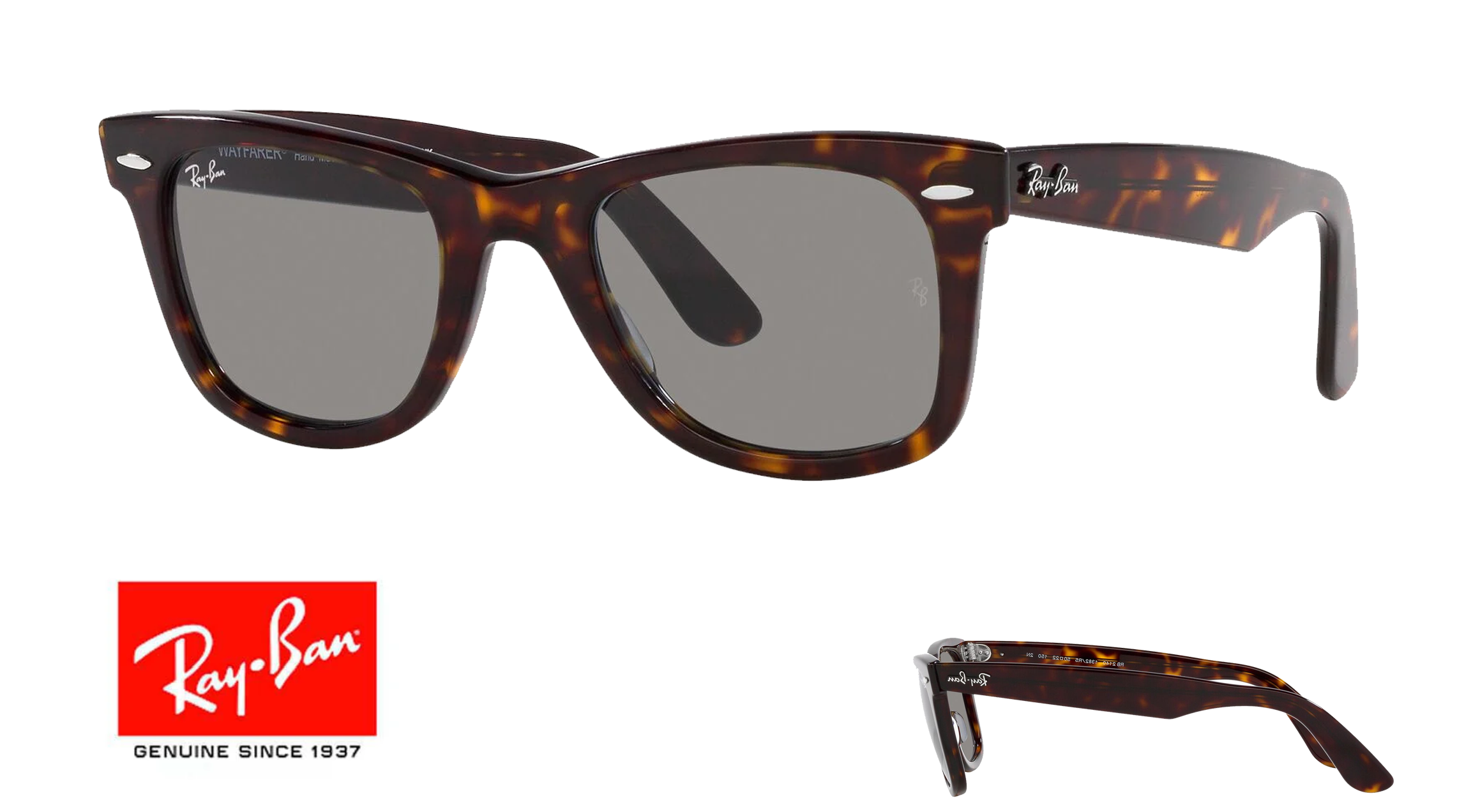 Reservestænger til Ray Ban Wayfarer 2140 Originale