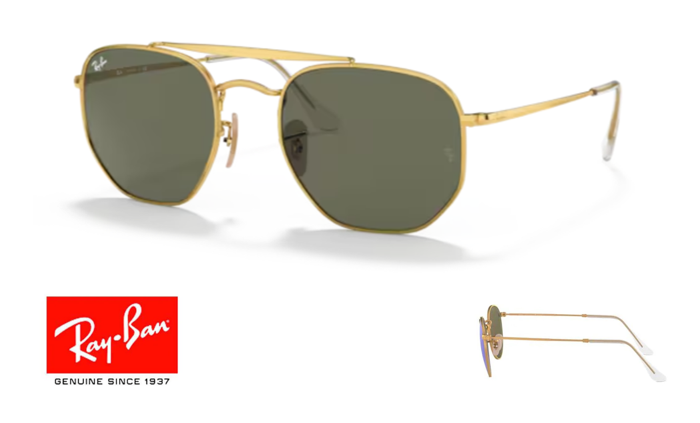 Hastes de substituição originais Ray-Ban 3648