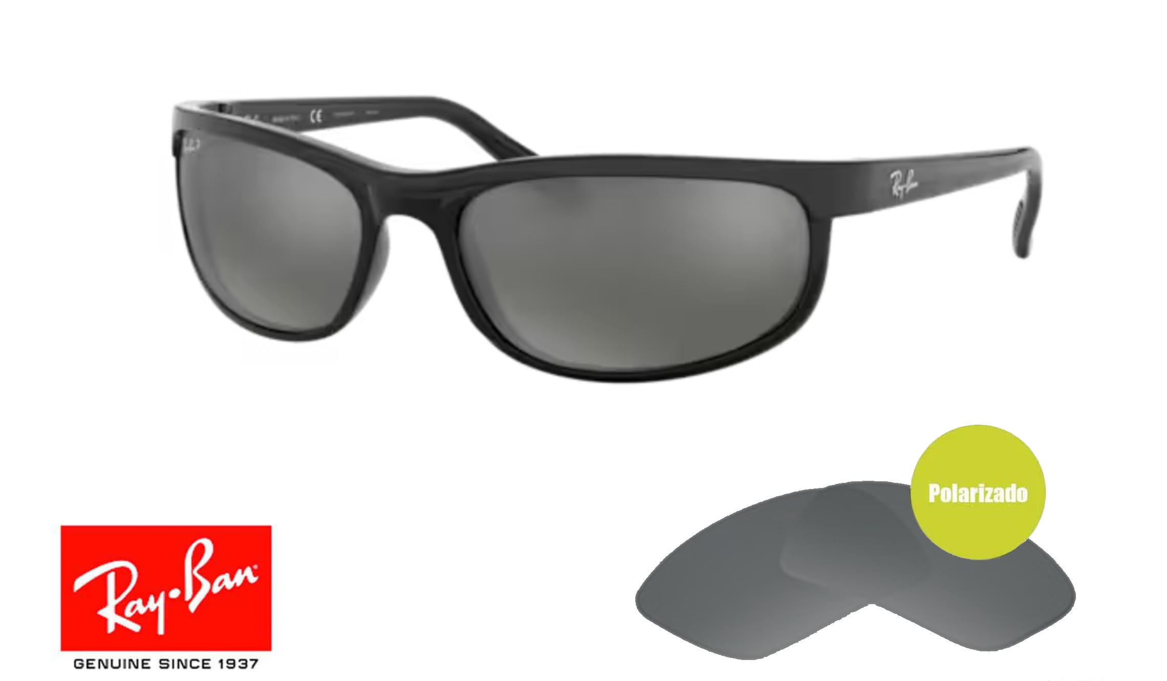 Cristales Ray Ban Predator 2 2027 Originales