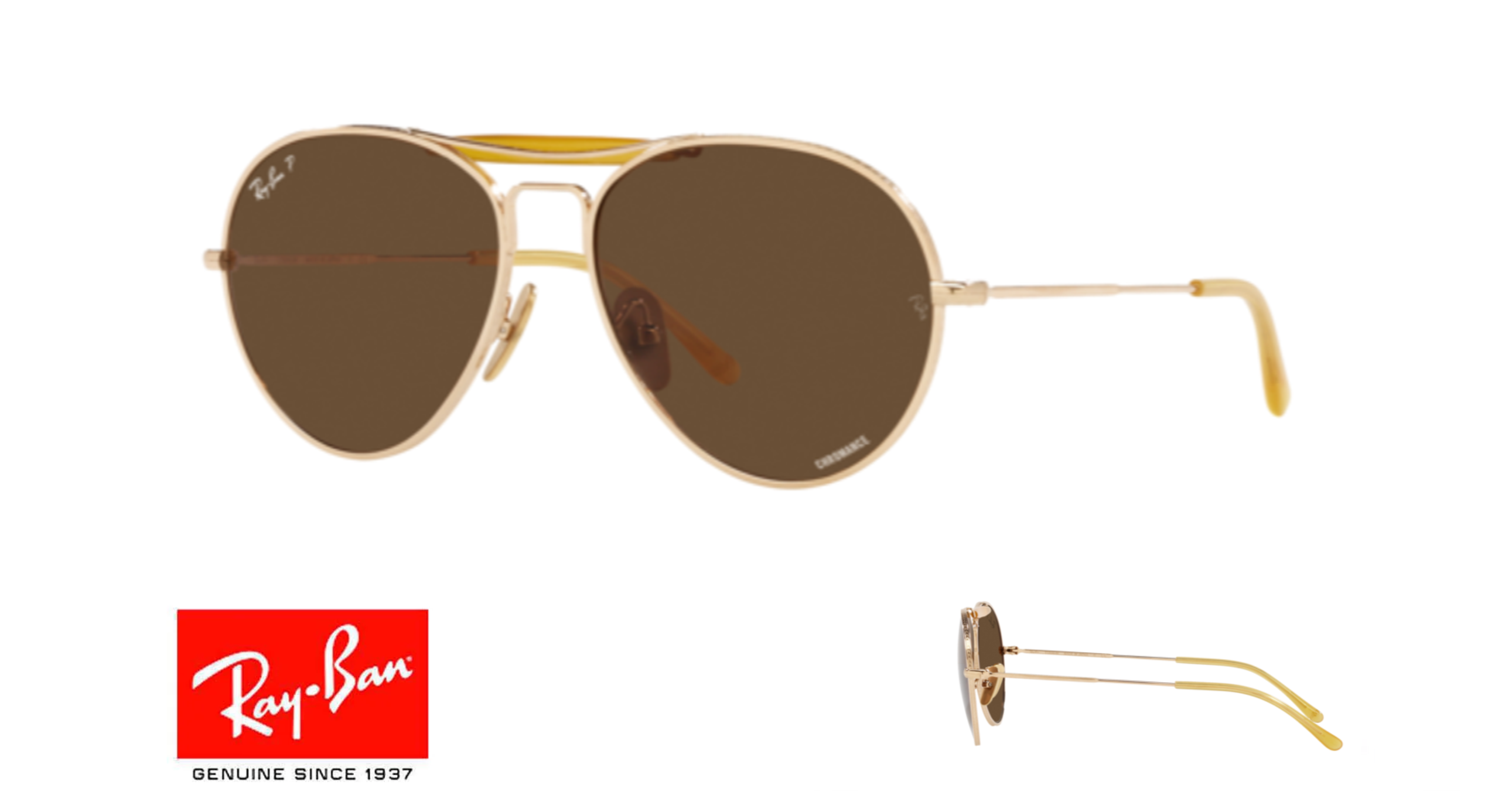 Originale Ray Ban 8063 udskiftningsstænger