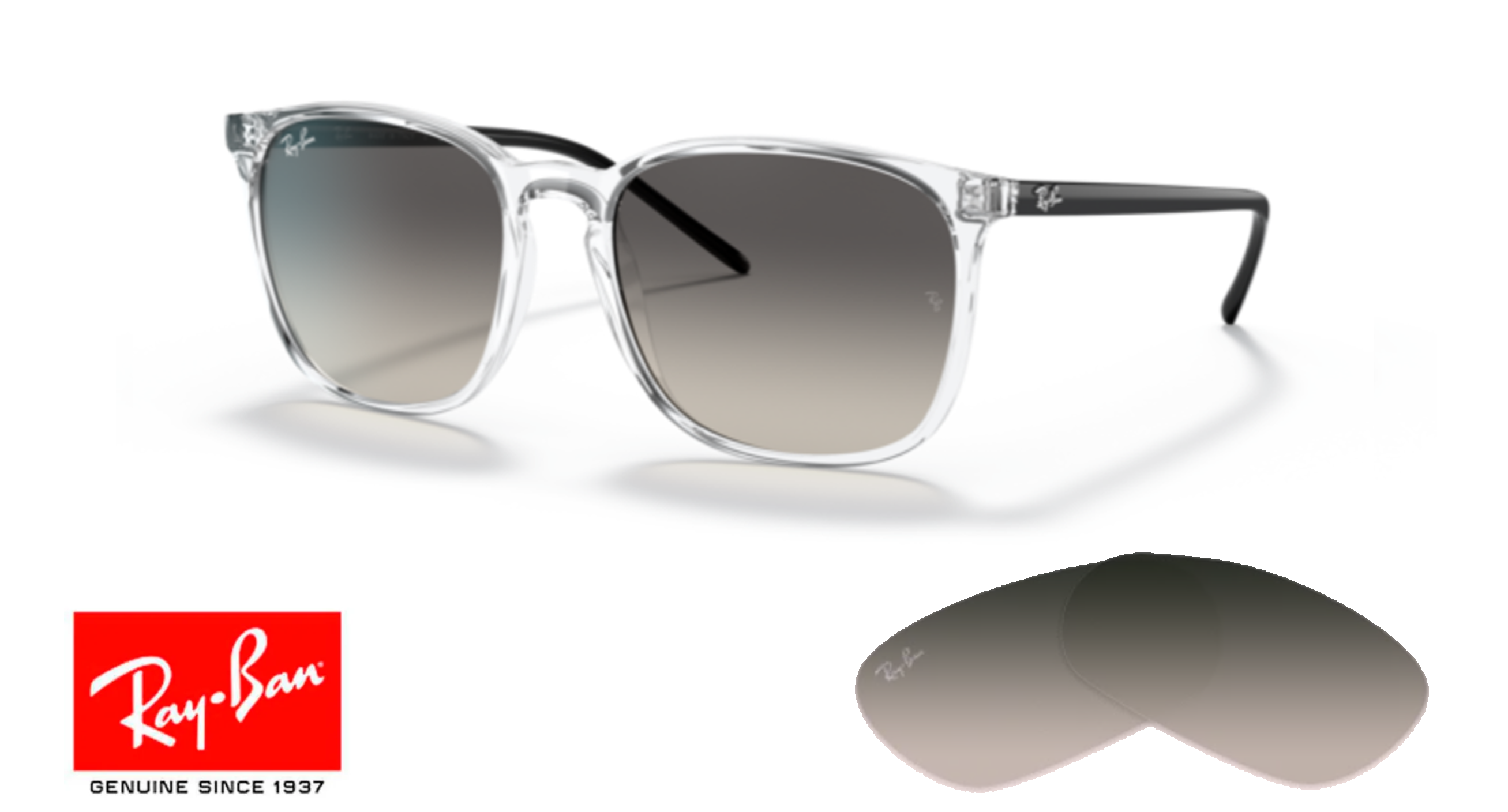 Cristales Ray Ban 4387 Originales
