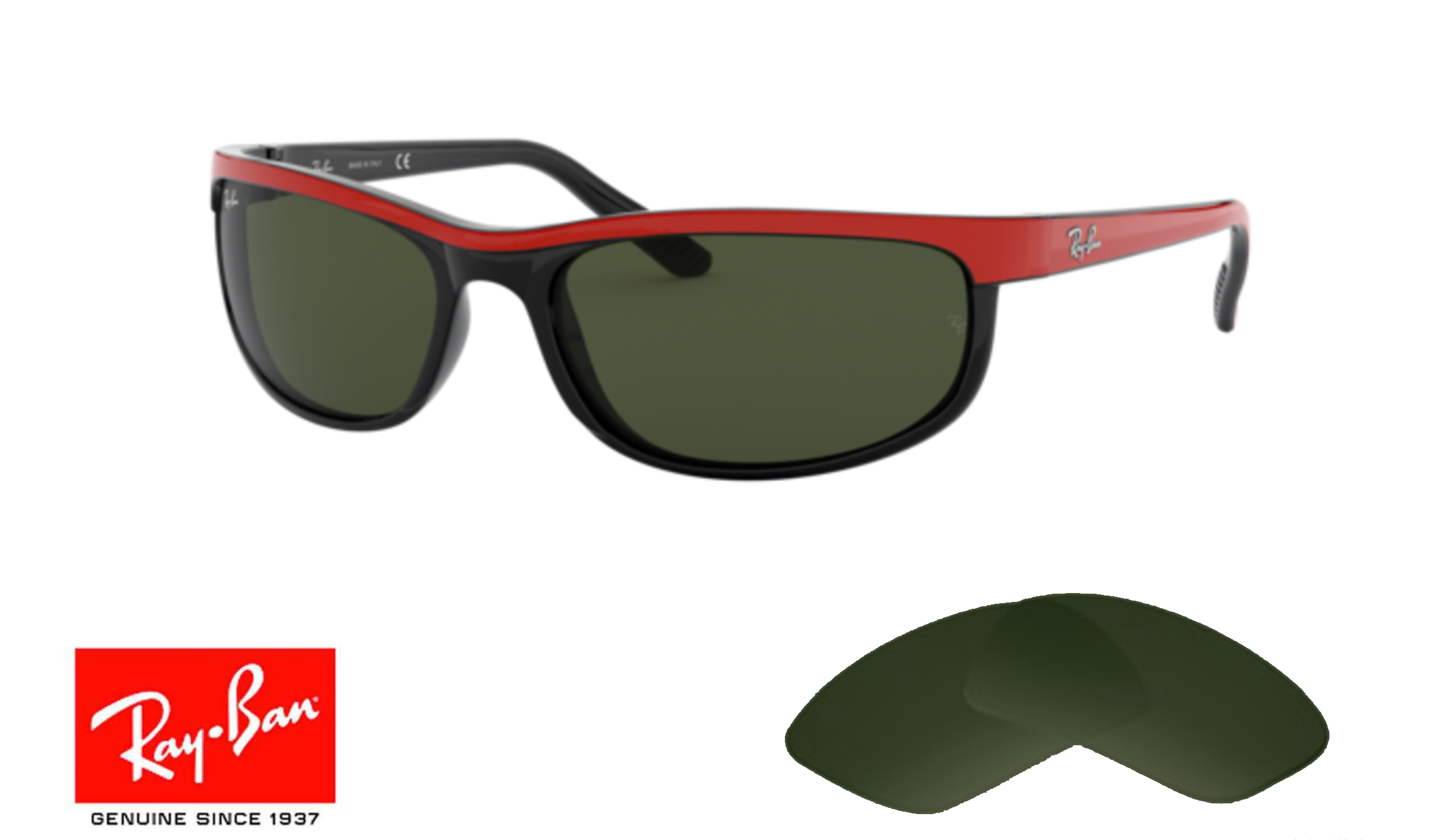 Cristales Ray Ban Predator 2 2027 Originales