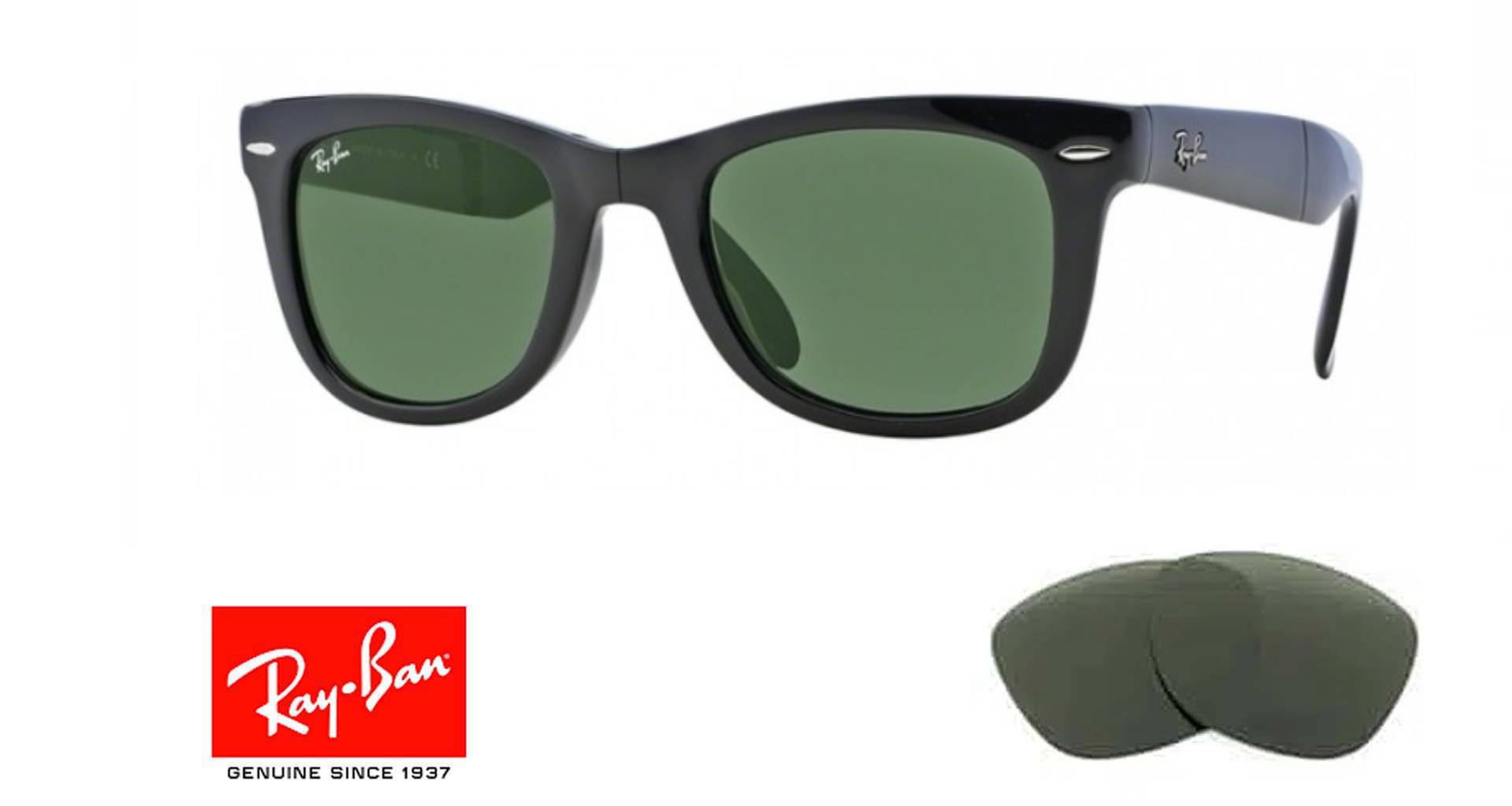 Cristales Ray Ban Folding Wayfarer 4105 Originales