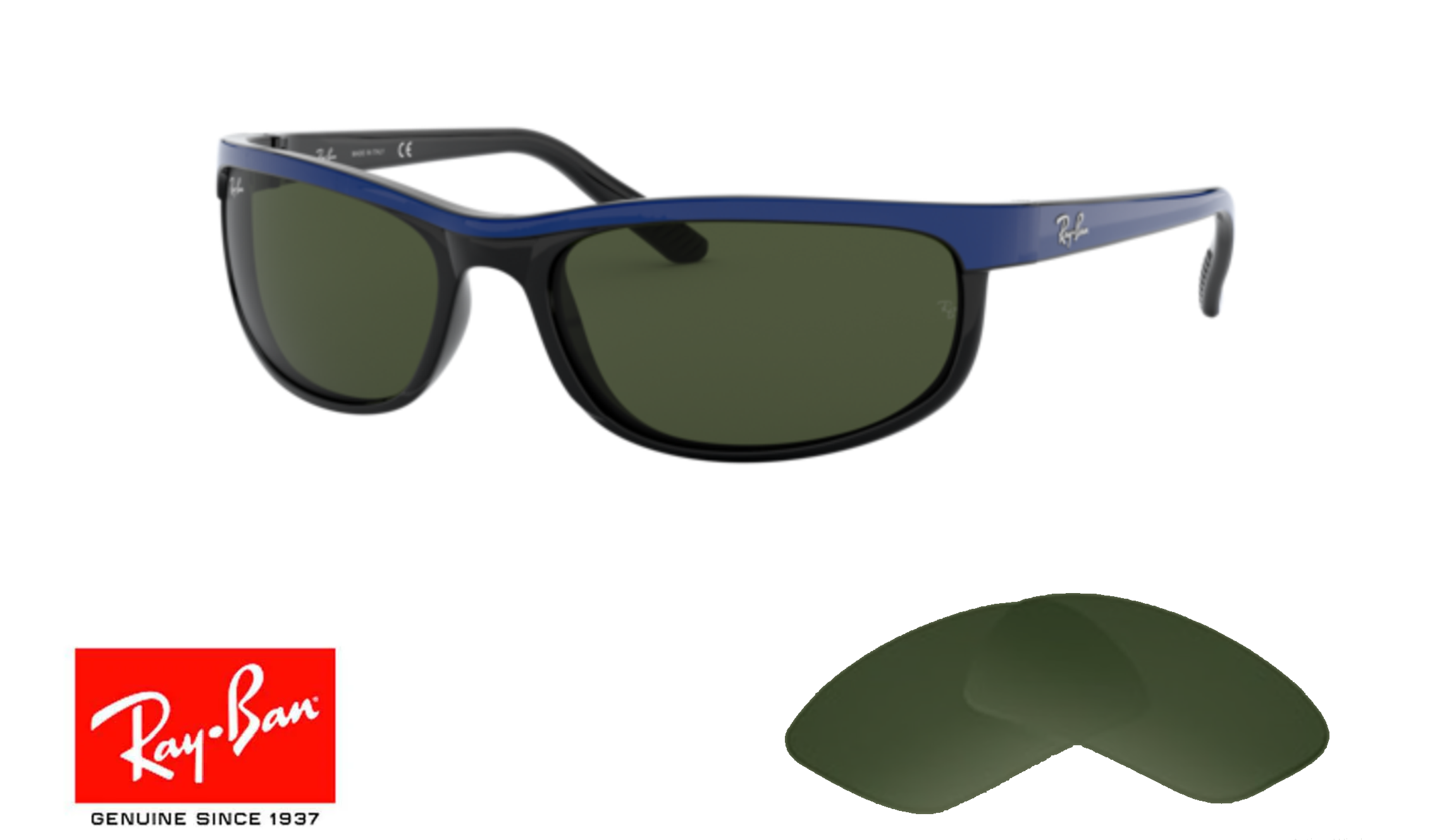 Cristales Ray Ban Predator 2 2027 Originales