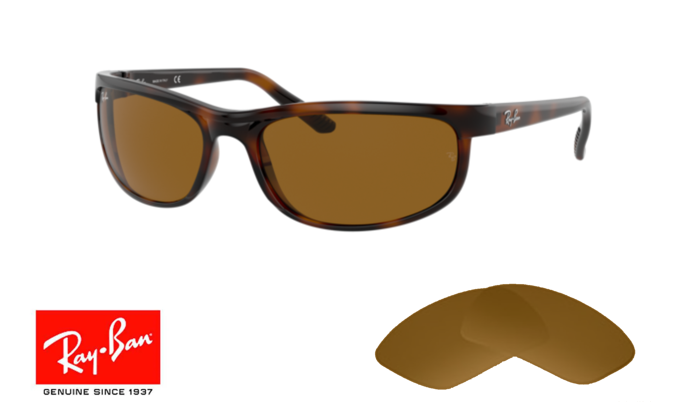 Cristales Ray Ban Predator 2 2027 Originales