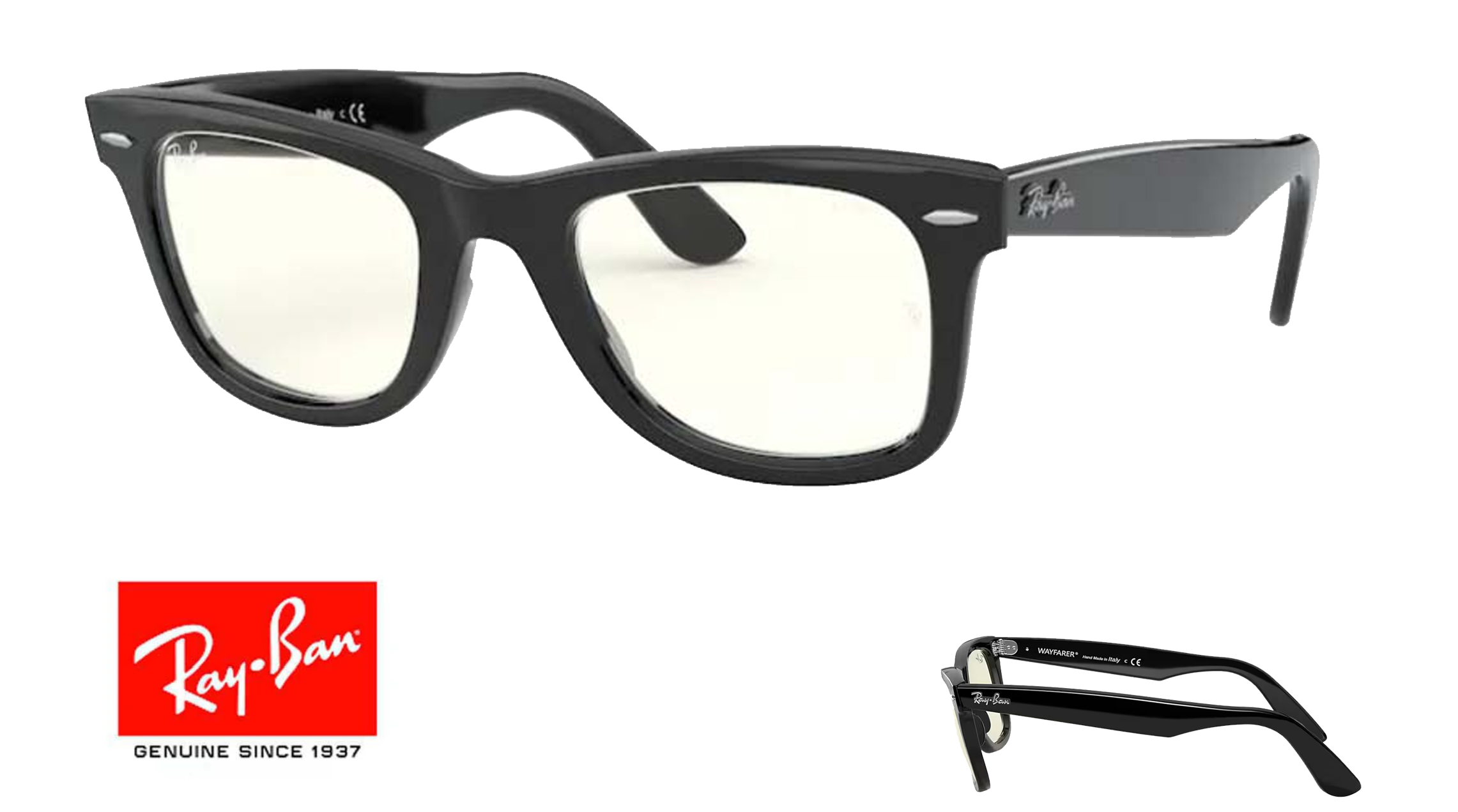 Reservestænger til Ray Ban Wayfarer 2140 Originale