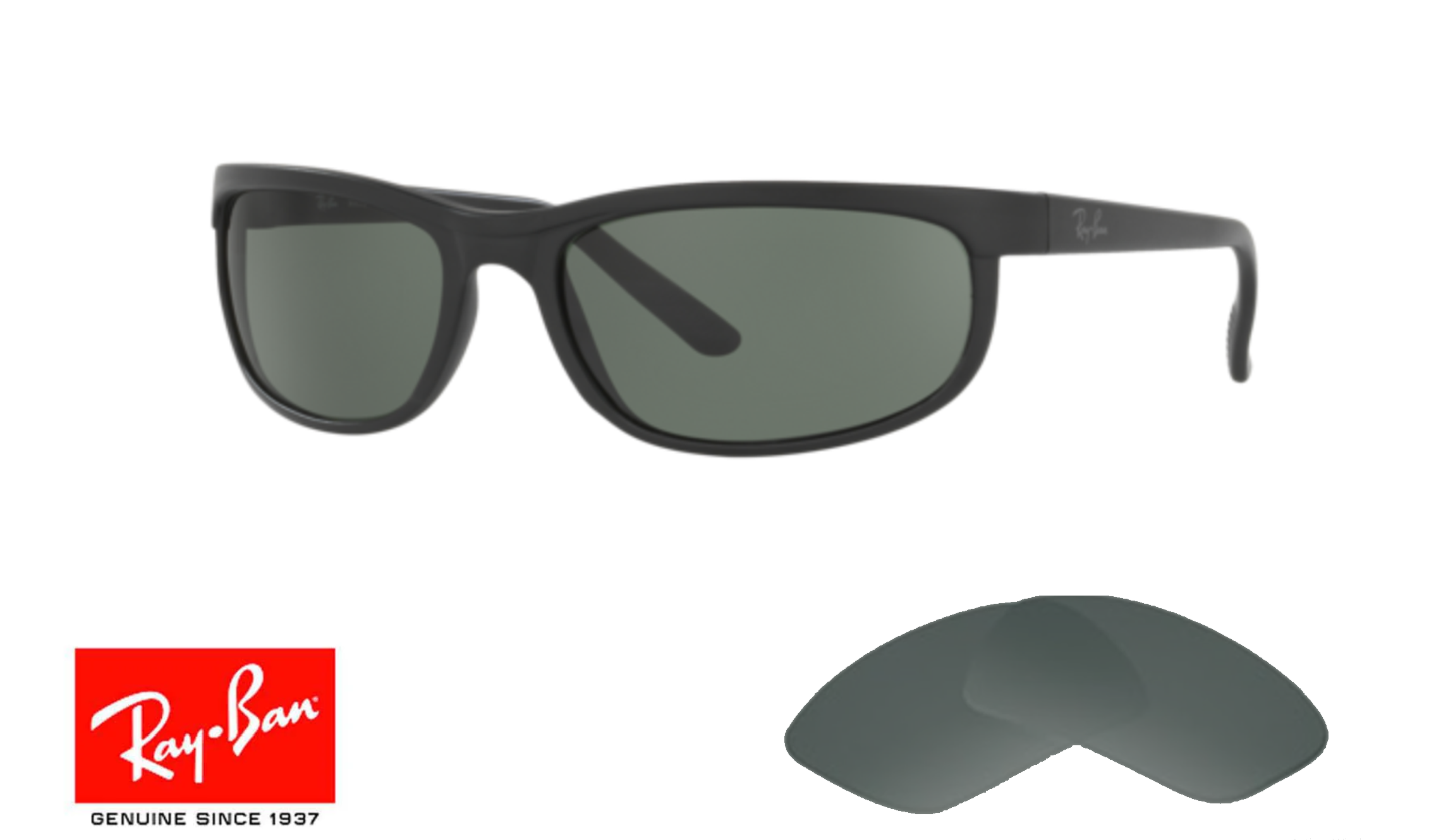Cristales Ray Ban Predator 2 2027 Originales