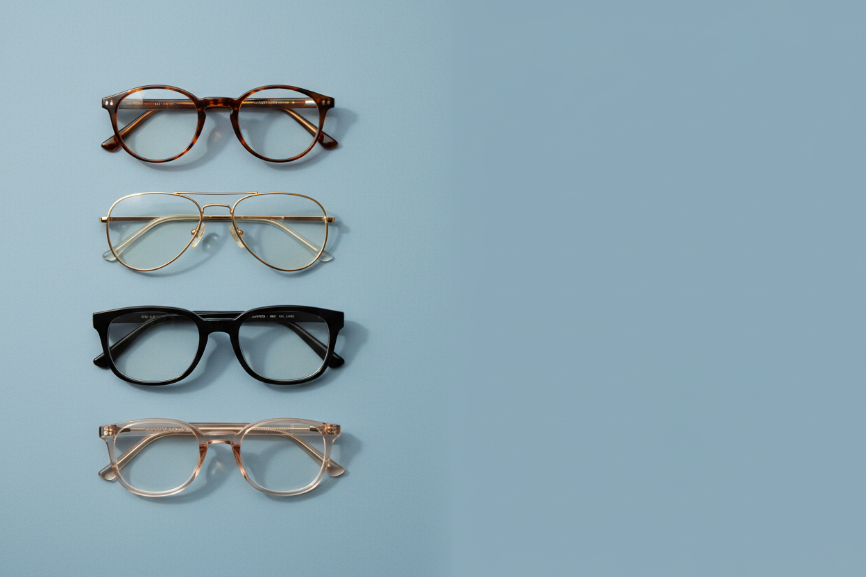 Banner gafas graduadas variadas - lado izquierdo