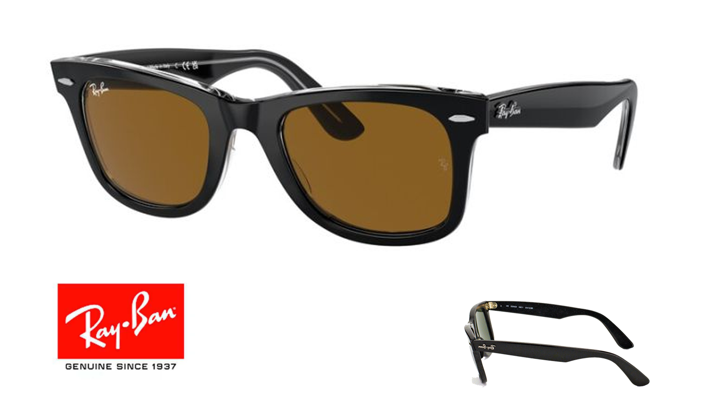 Reservestænger til Ray Ban Wayfarer 2140 Originale