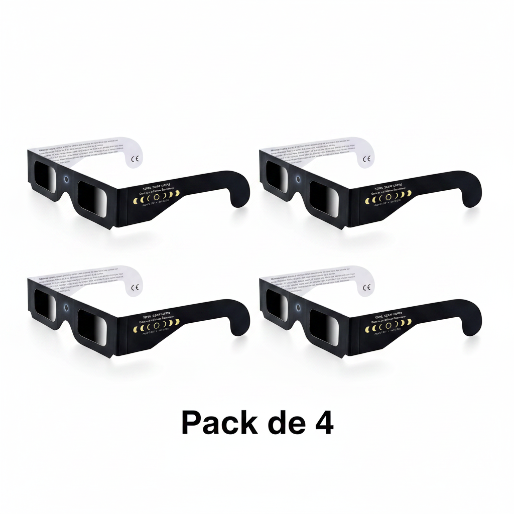 Pack de 4 gafas eclipse