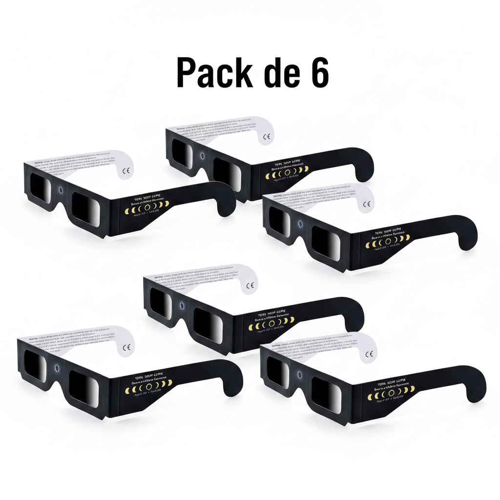 Pack de 6 gafas eclipse