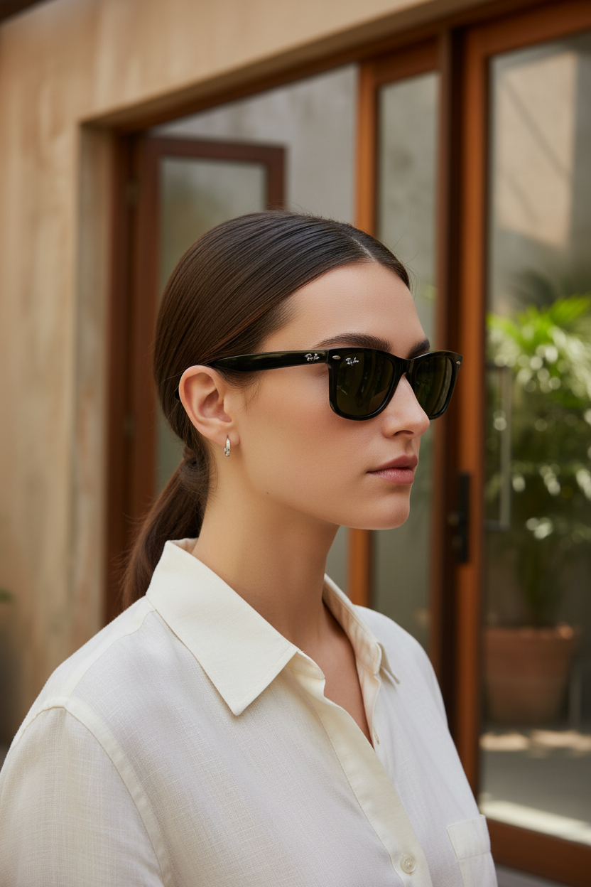 Ray-Ban RB2140 901 - Chica perfil