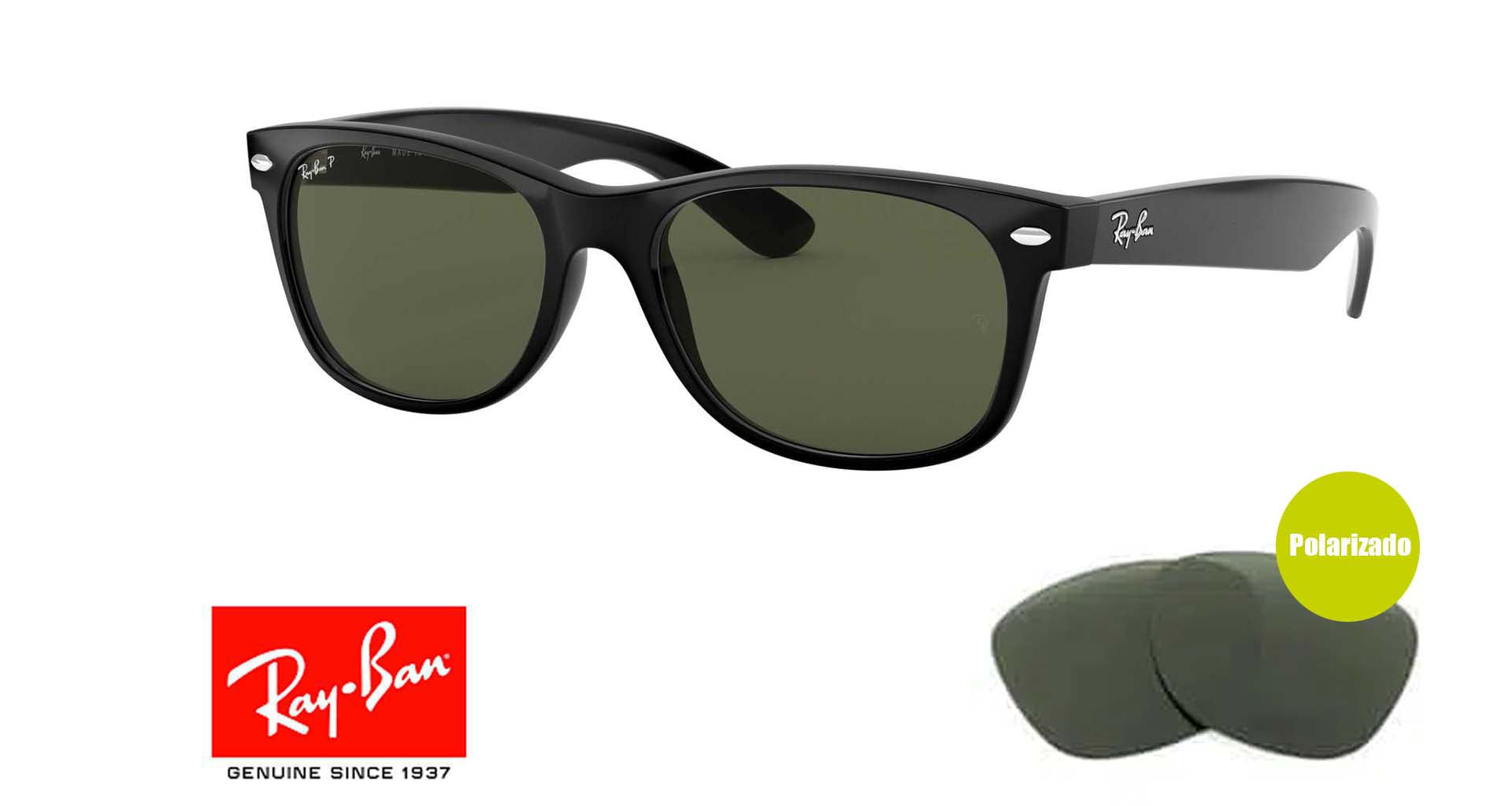 Lenti originali Ray-Ban New Wayfarer 2132