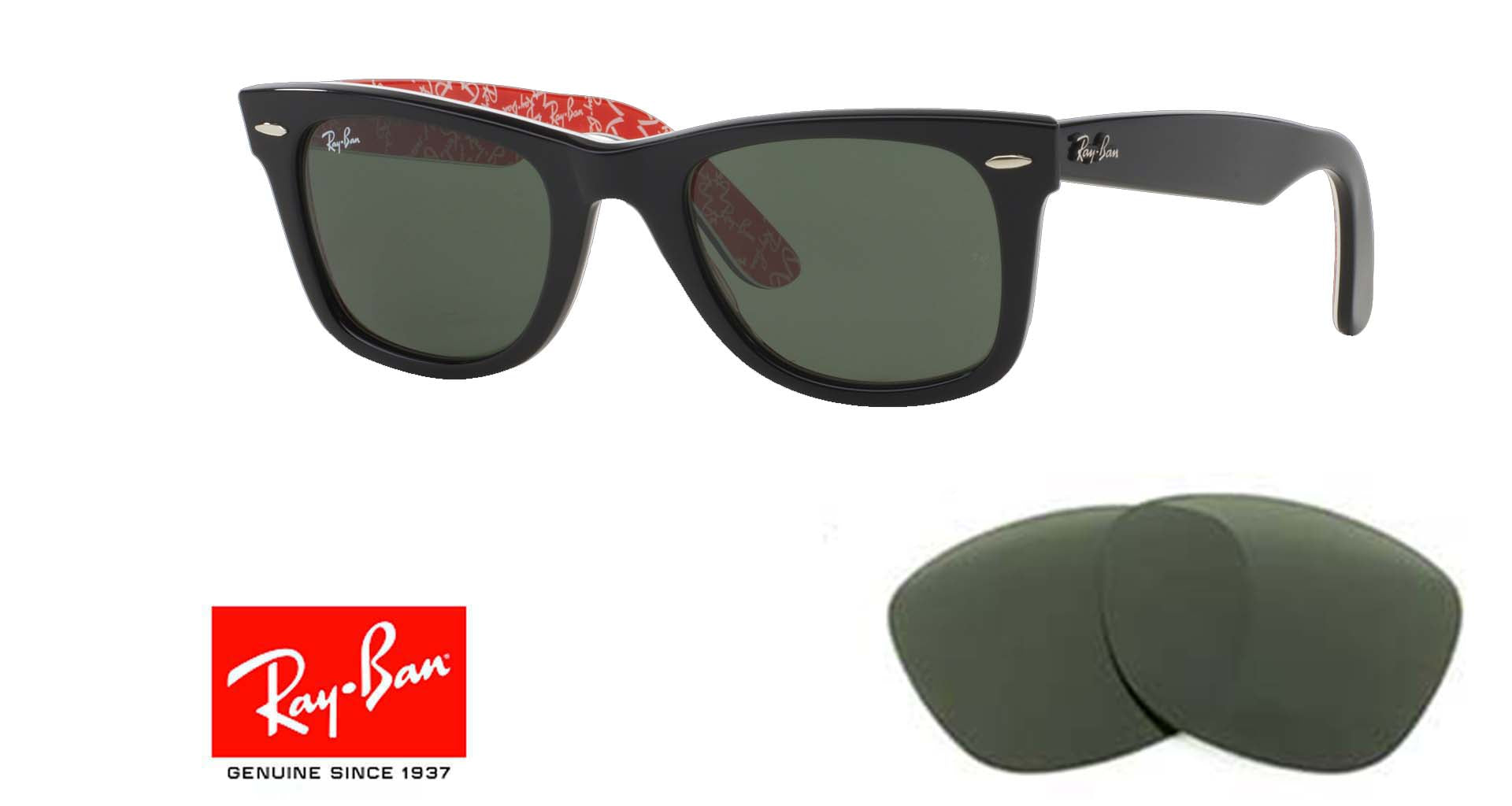 Lenti originali Ray-Ban Wayfarer 2140