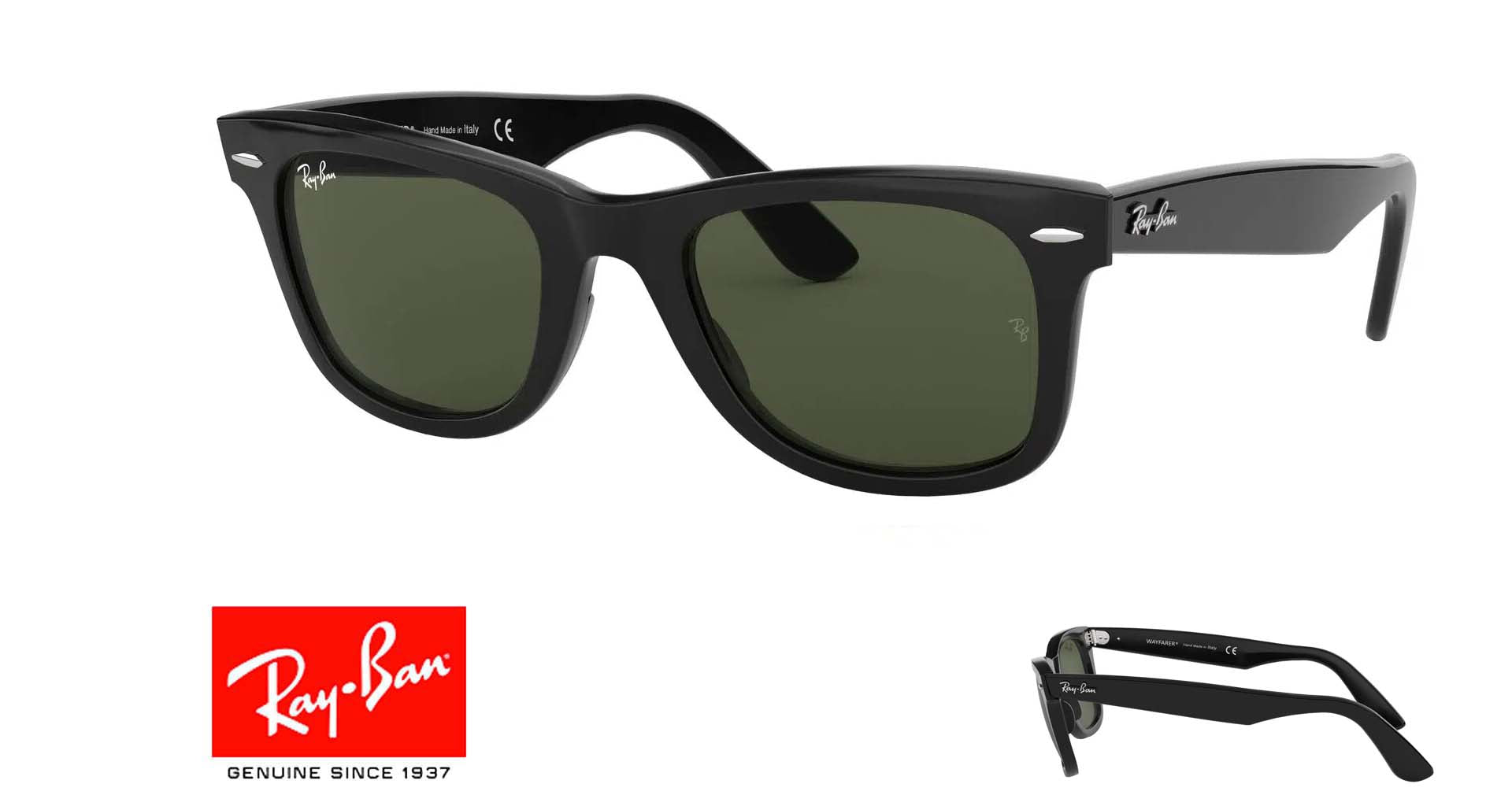 Reservestænger til Ray Ban Wayfarer 2140 Originale