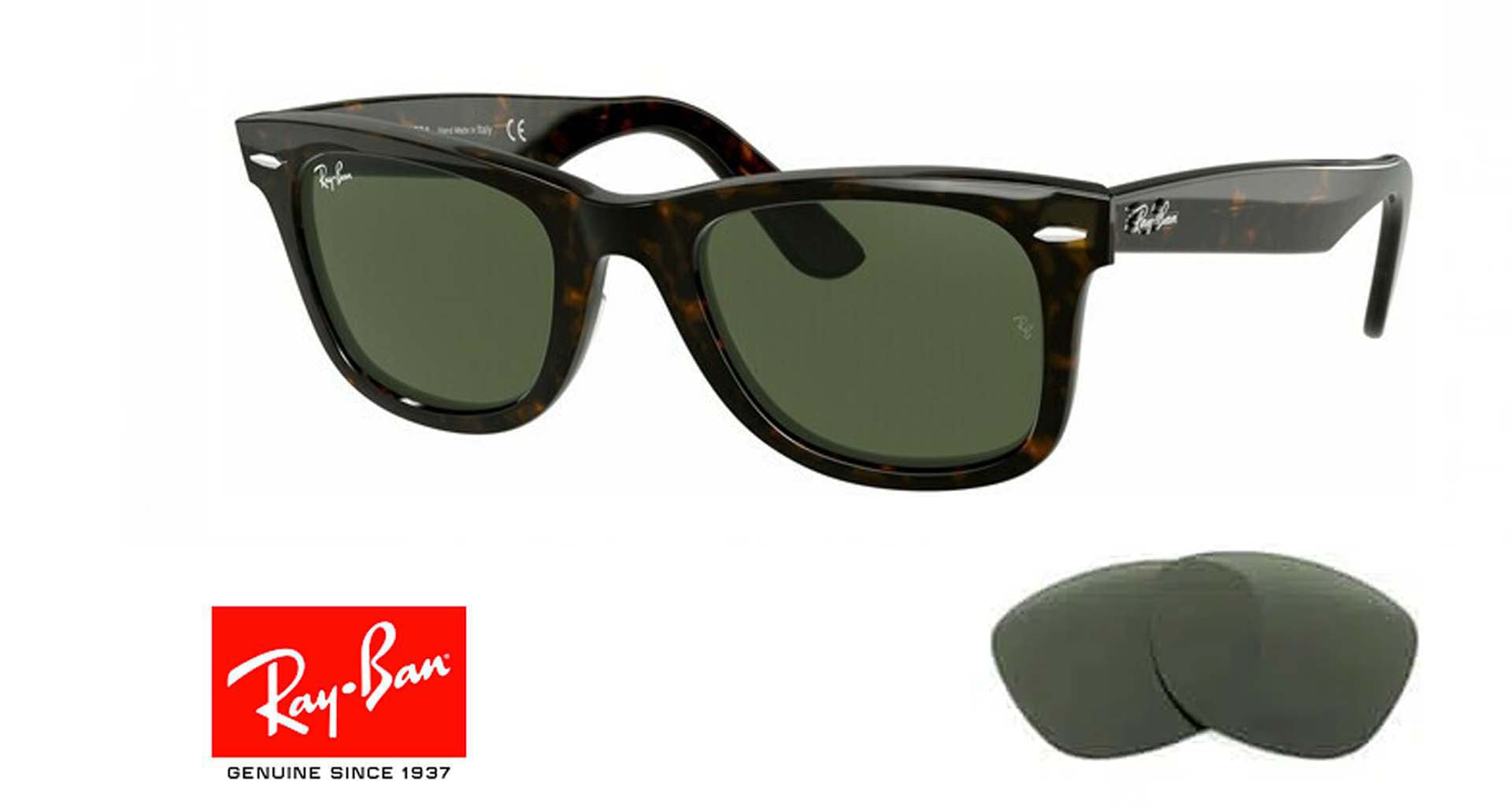 Lenti originali Ray-Ban Wayfarer 2140