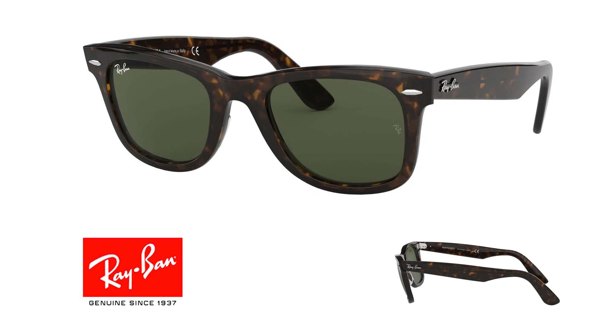 Reservestænger til Ray Ban Wayfarer 2140 Originale
