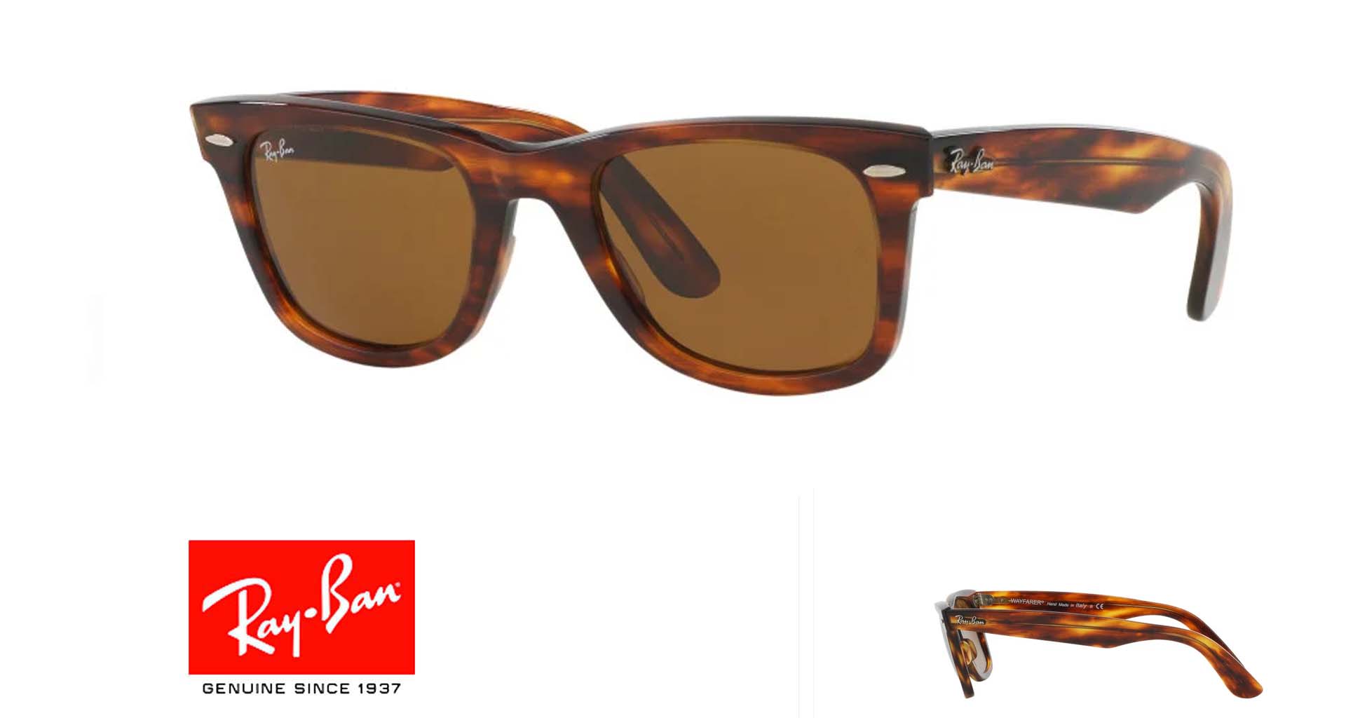 Reservestænger til Ray Ban Wayfarer 2140 Originale