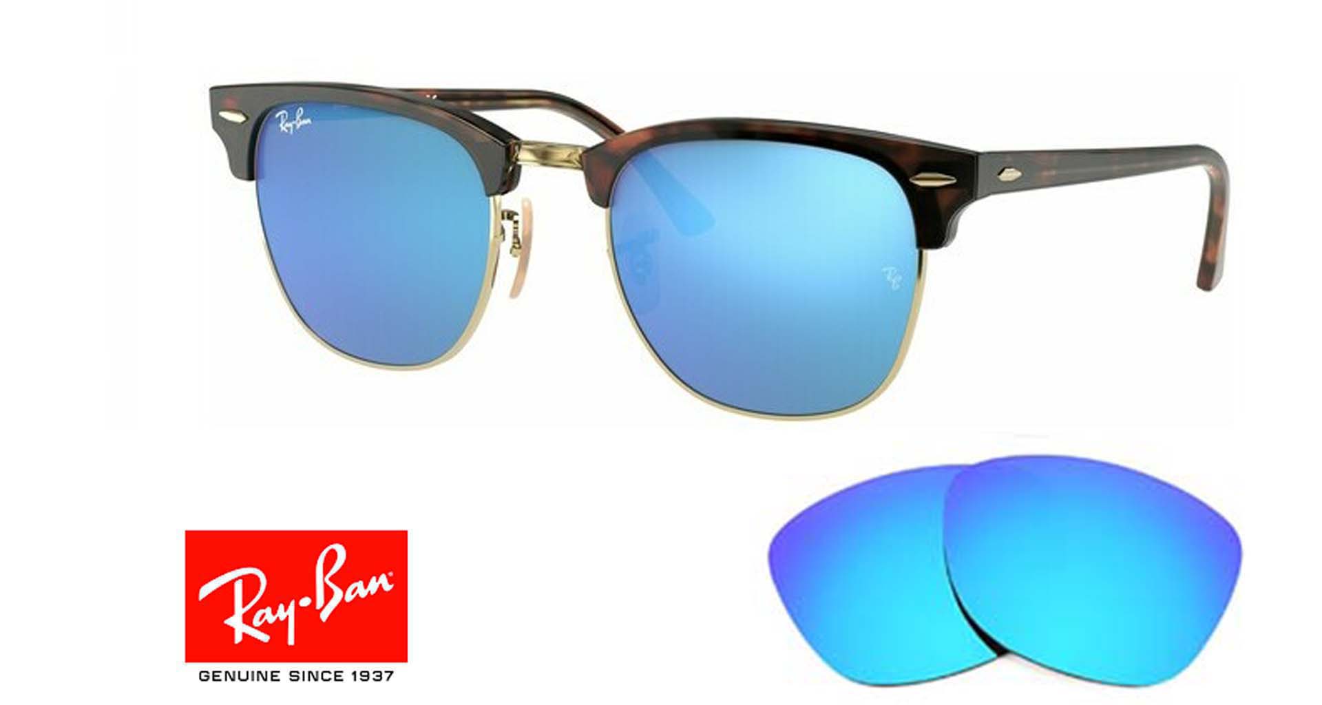 Lenti originali Ray-Ban Clubmaster 3016