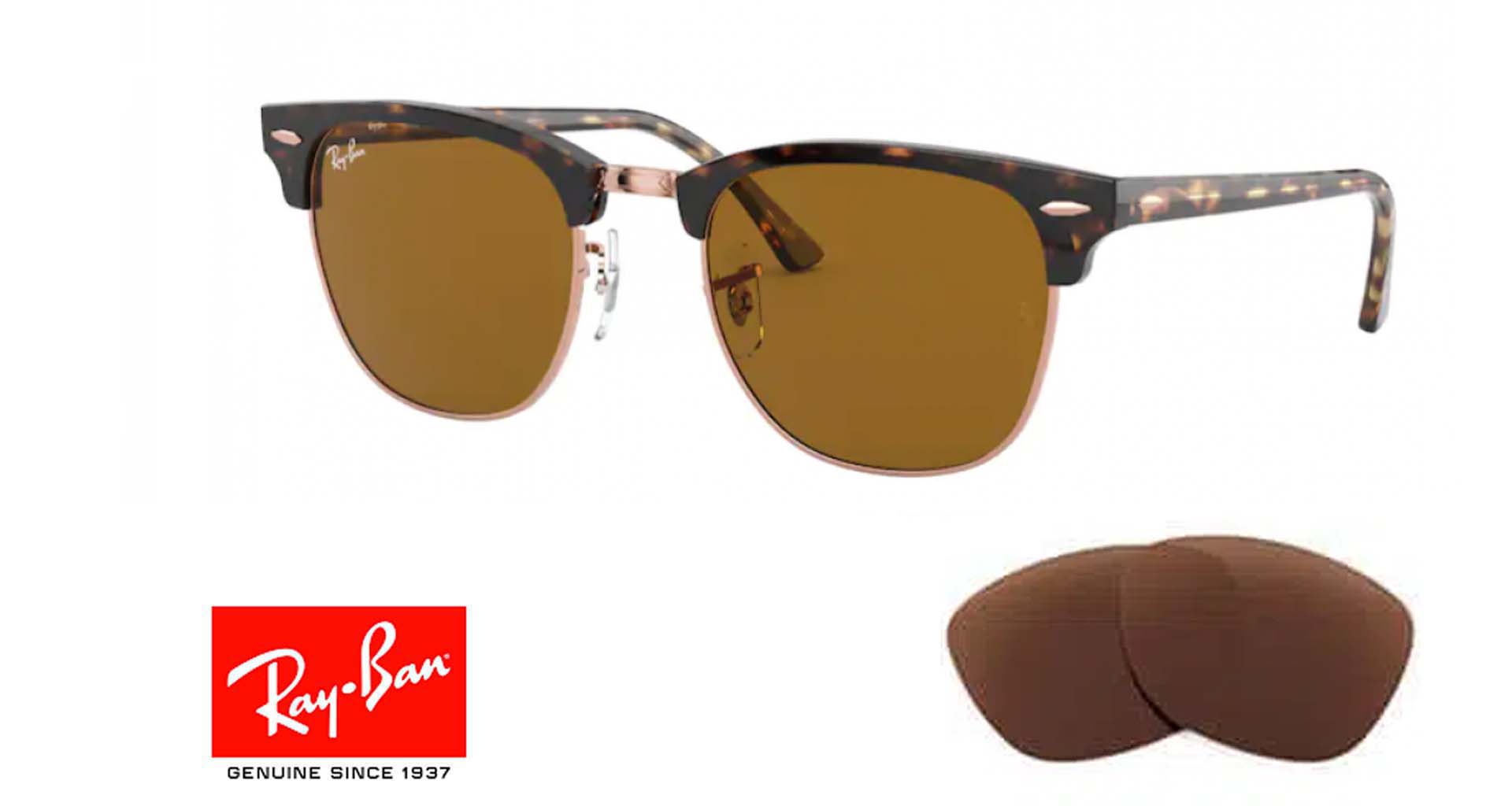 Lenti originali Ray-Ban Clubmaster 3016