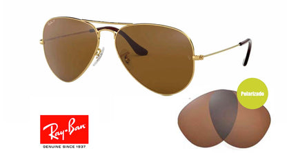 Cristales Ray Ban 3025 Aviador Originales