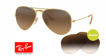 Cristales Ray Ban 3025 Aviador Originales