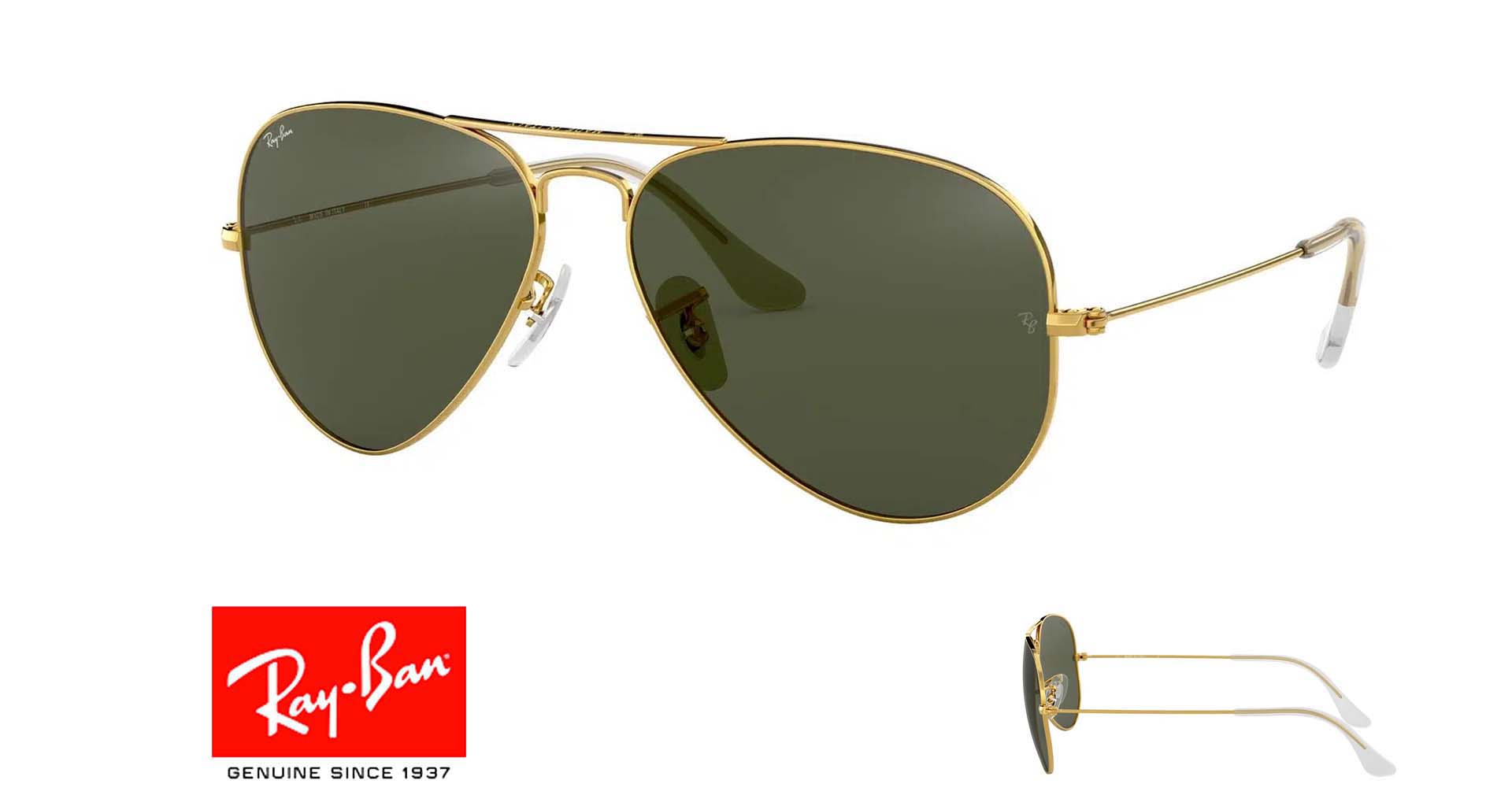 Ray Ban 3025 AVIATOR Originale stænger
