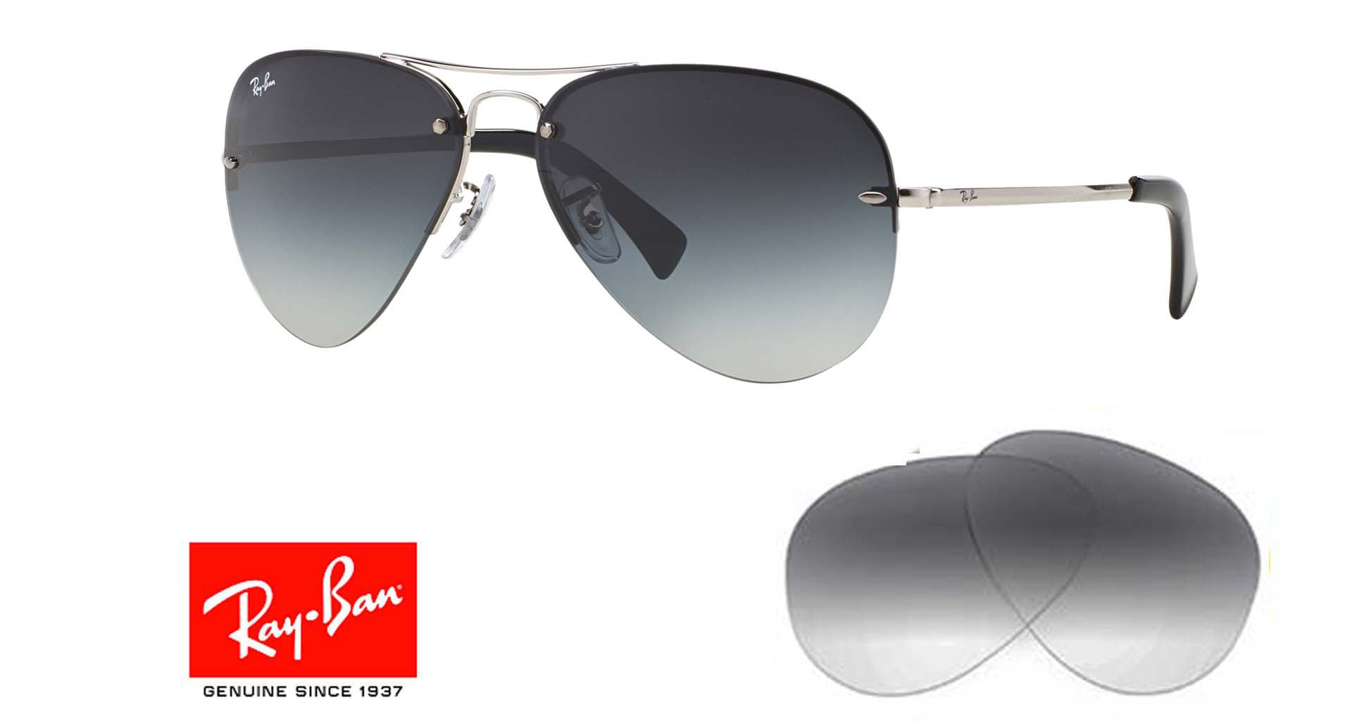 Cristales Ray Ban 3449