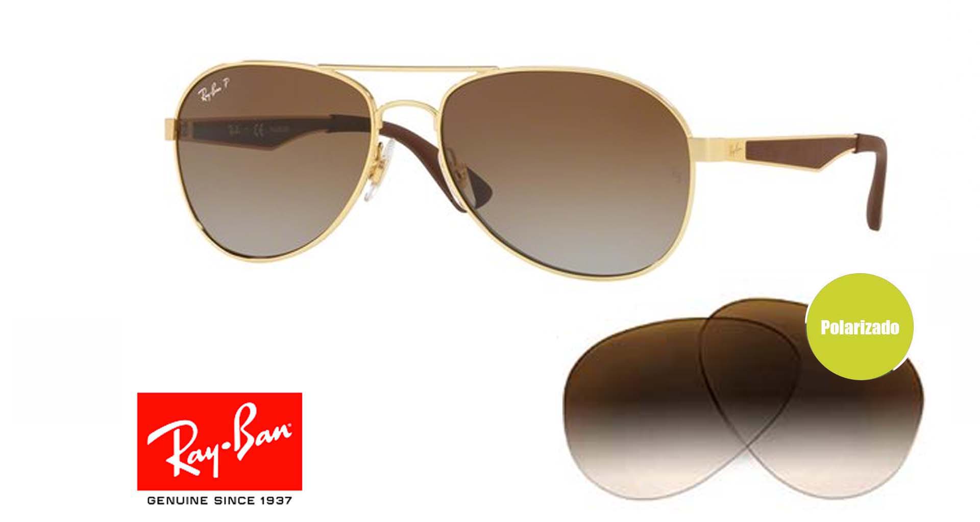 Cristales Ray Ban 3549 originales