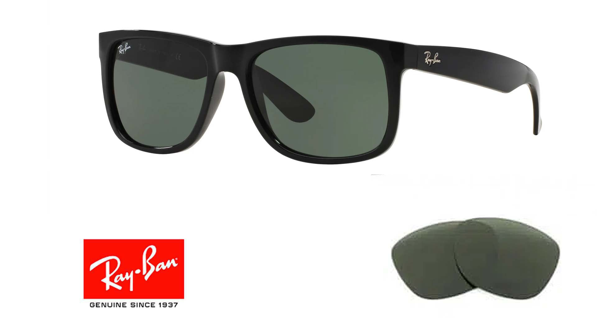 Lenti originali Ray-Ban®4165 Justin