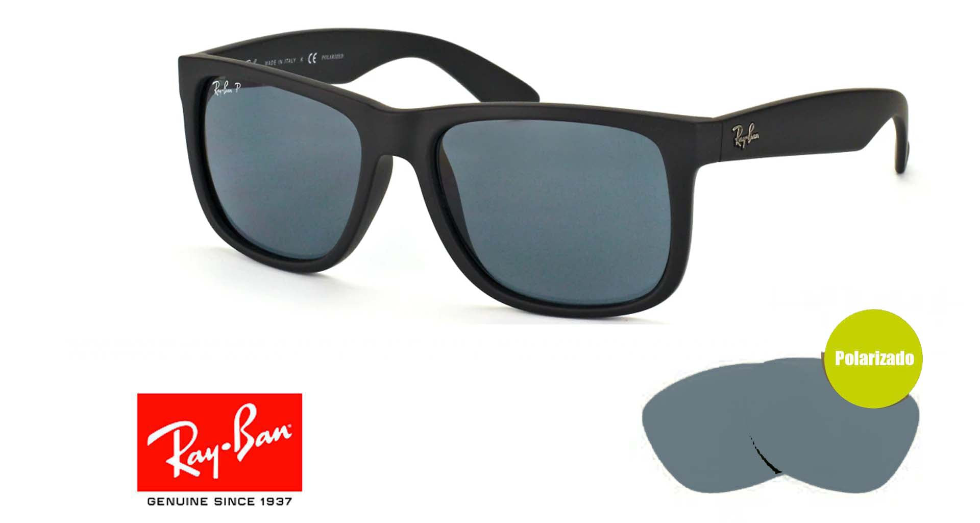 Lenti originali Ray-Ban®4165 Justin