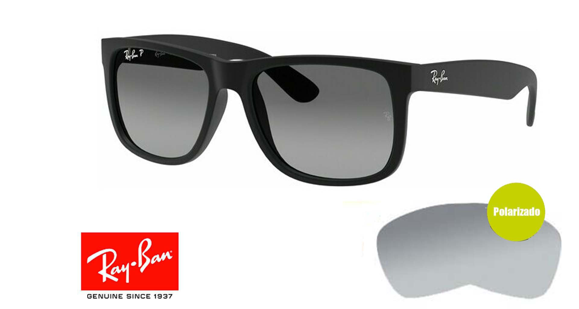 Lenti originali Ray-Ban®4165 Justin
