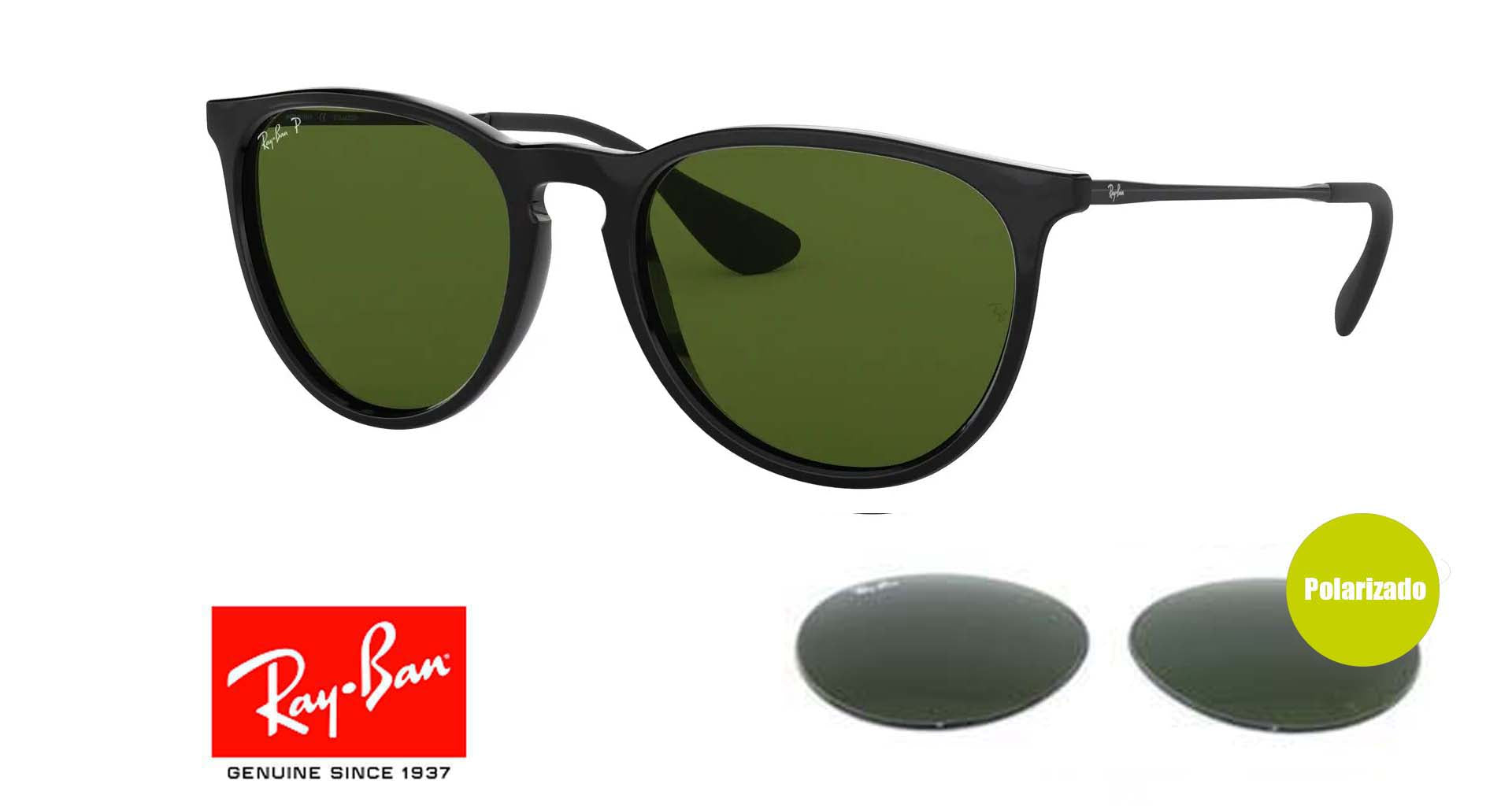 Ray Ban Erika 4171 Cristalli originali
