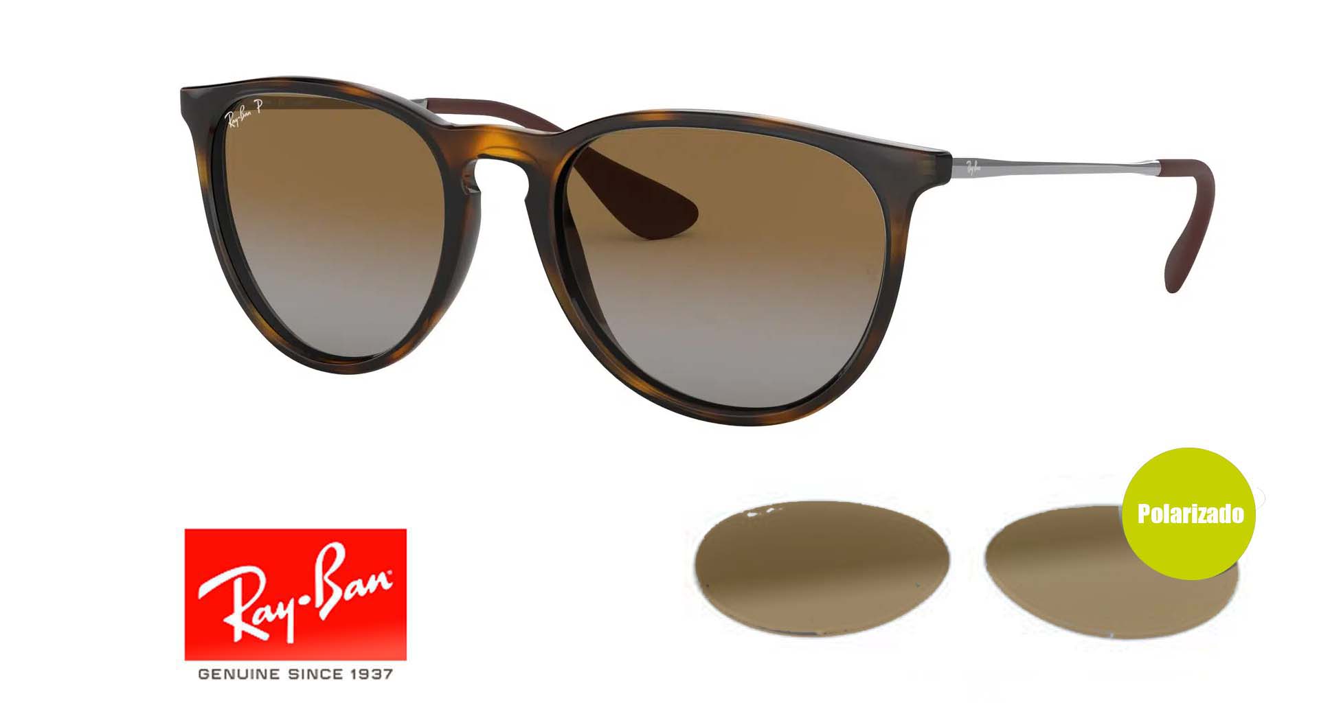 Ray Ban Erika 4171 Cristalli originali