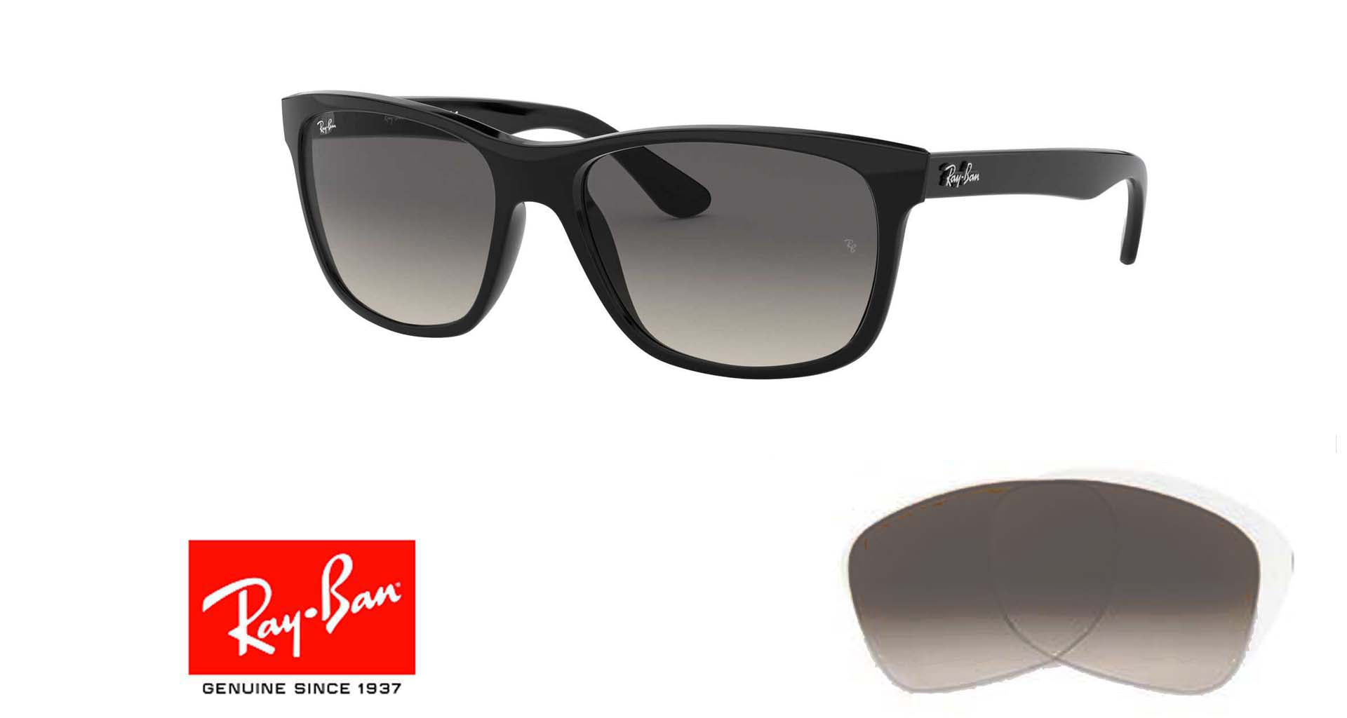 Lenti originali Ray-Ban 4181
