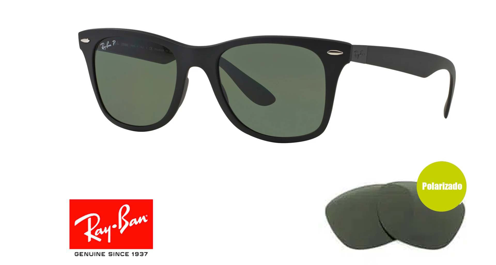 Lenti Ray-Ban Wayfarer Liteforce 4195