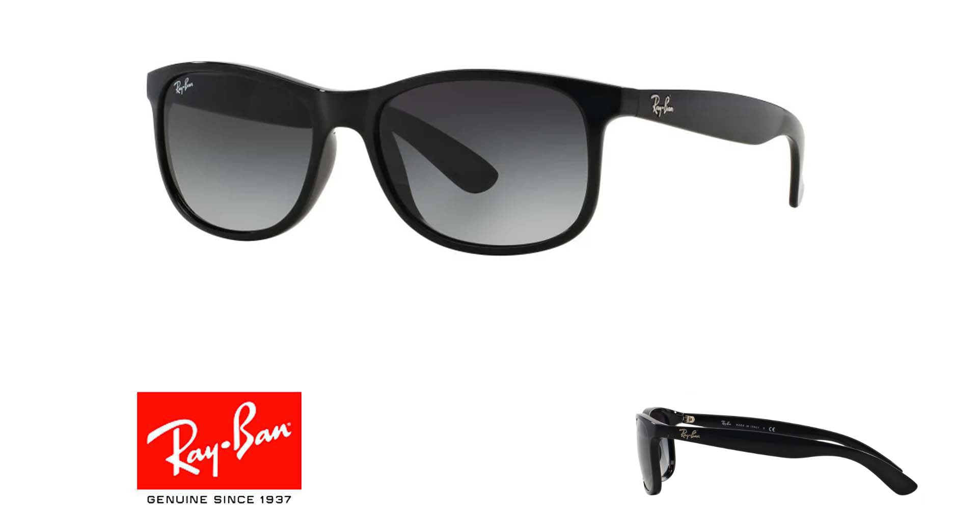 Reservestænger til Ray Ban 4202 ANDY Originale