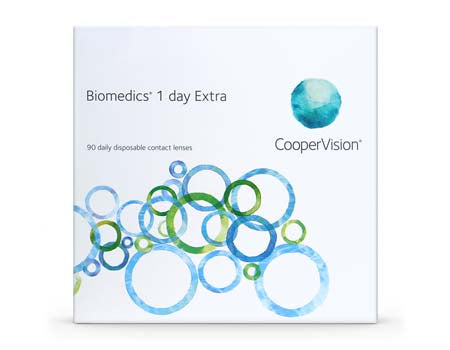 Lentillas diarias Biomedics esféricas 1 Day Extra de Coopervision
