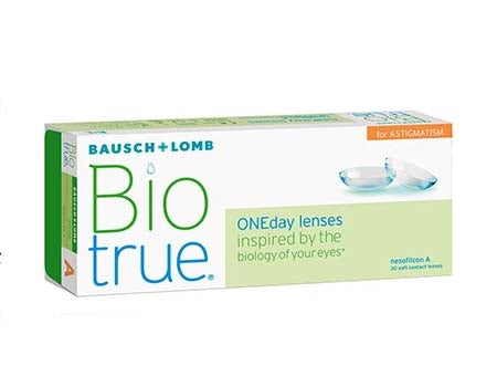 lentillas diarias bausch+lomb astigmatismo